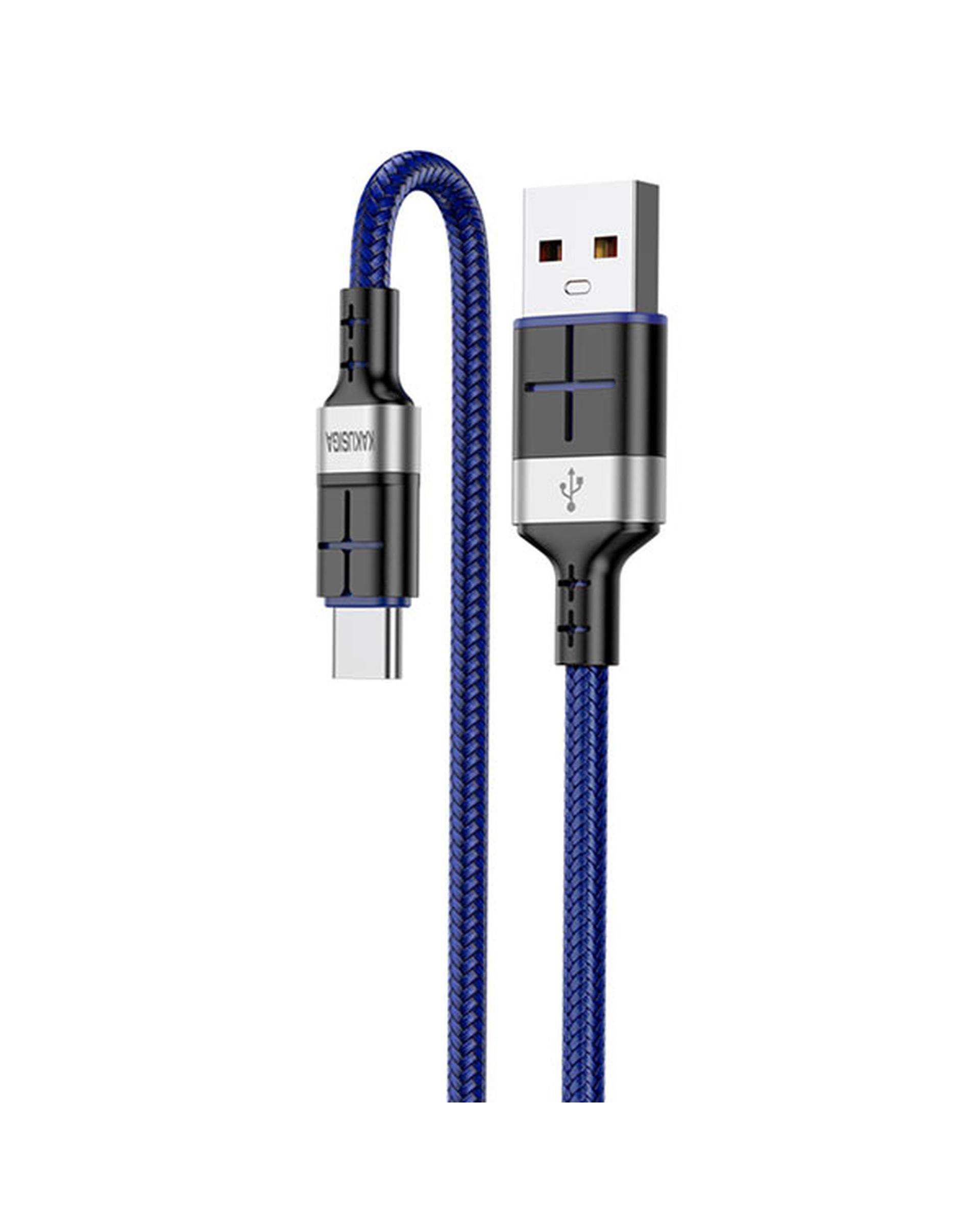 کابل شارژ تایپ سی آبی کاکوسیگا Kakusiga مدل KSC-696