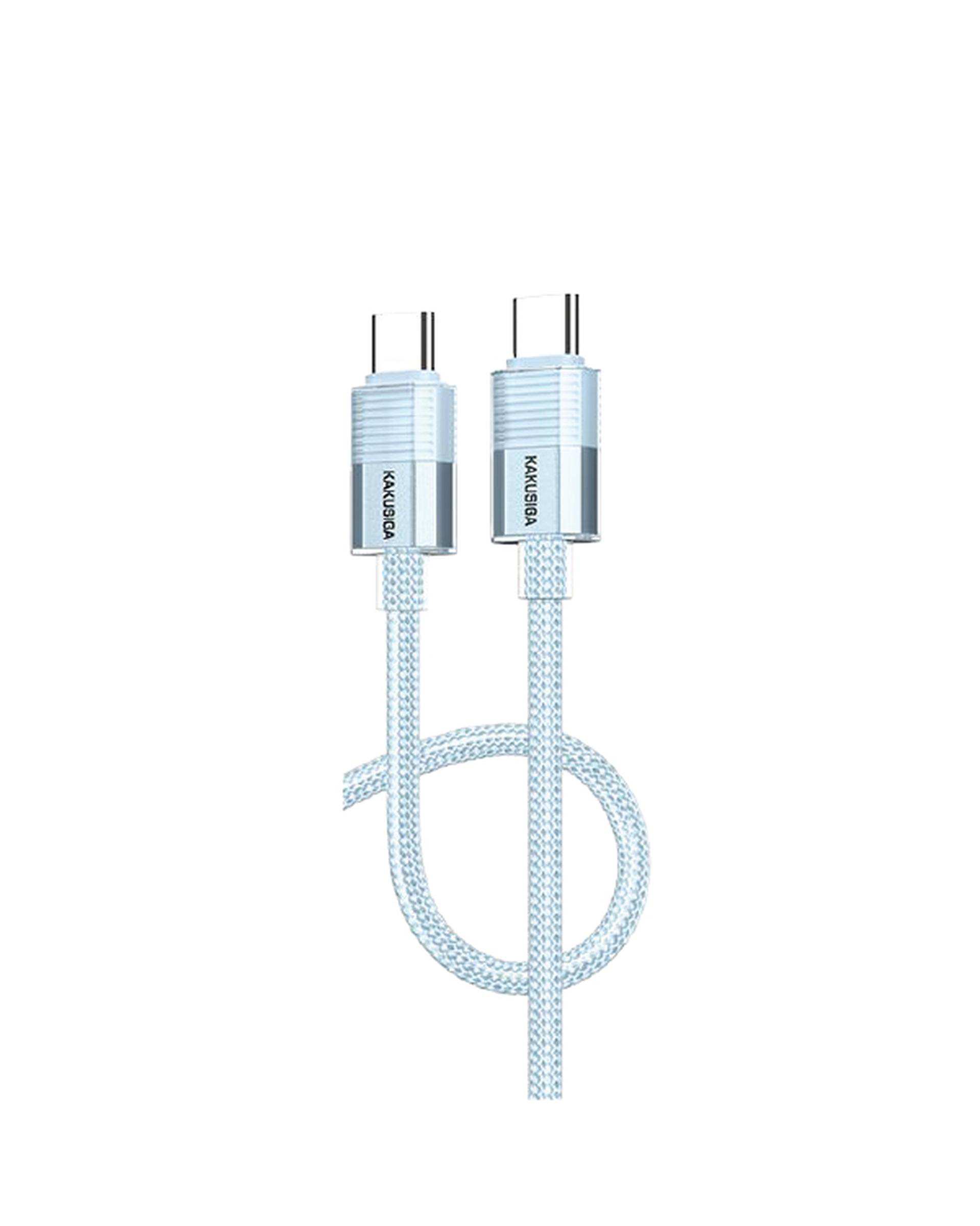 کابل شارژ دو سر تایپ سی آبی کاکوسیگا Kakusiga مدل KSC-985