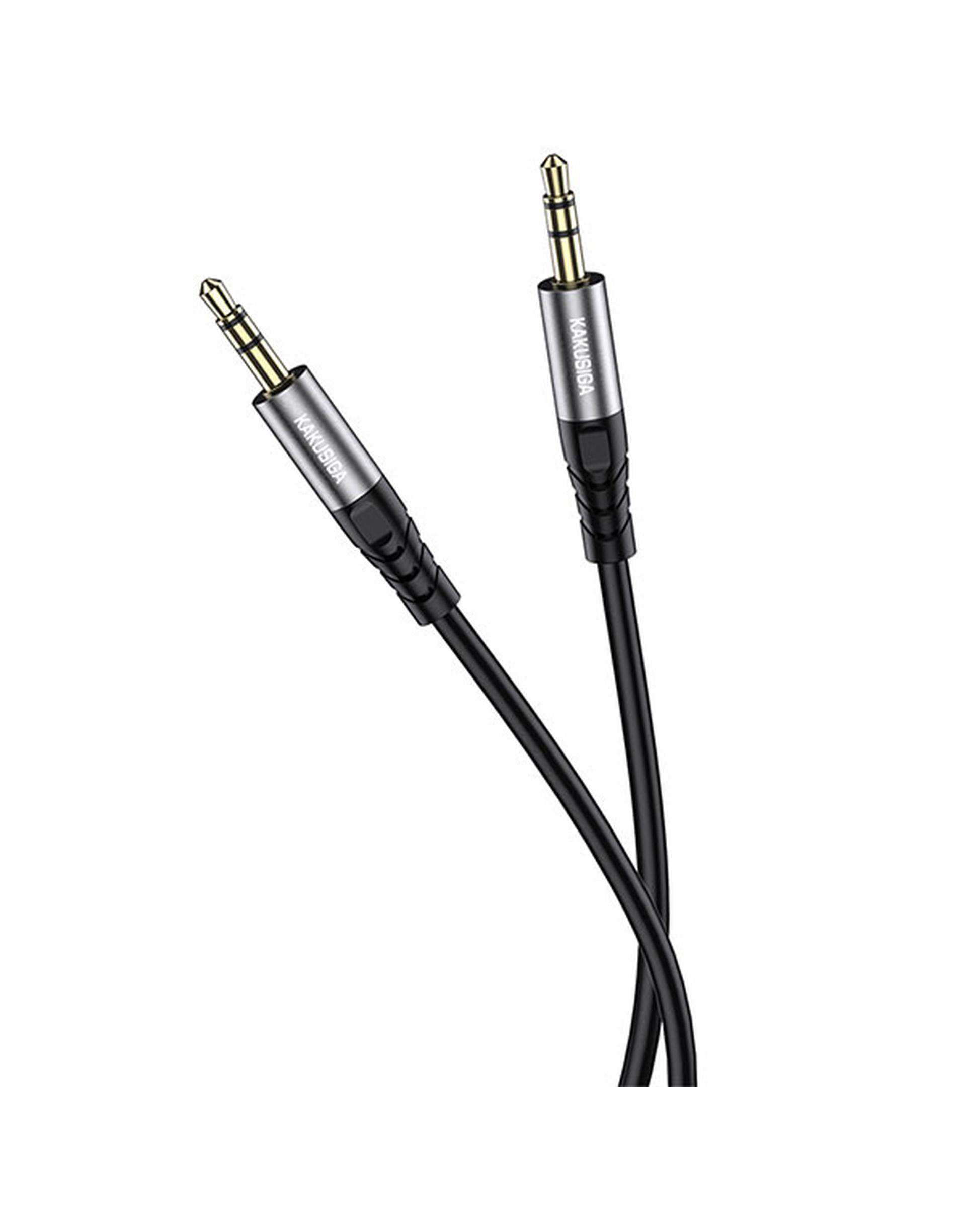 کابل AUX مشکی کاکوسیگا Kakusiga مدل KSC-892
