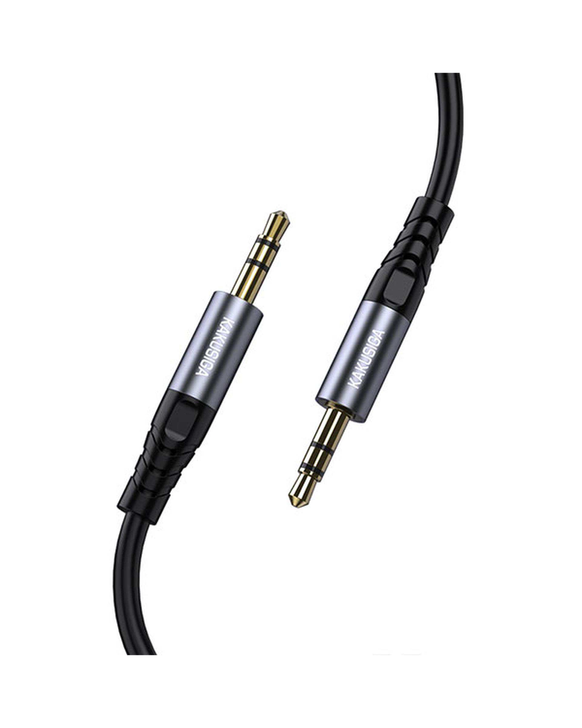 کابل AUX مشکی کاکوسیگا Kakusiga مدل KSC-892