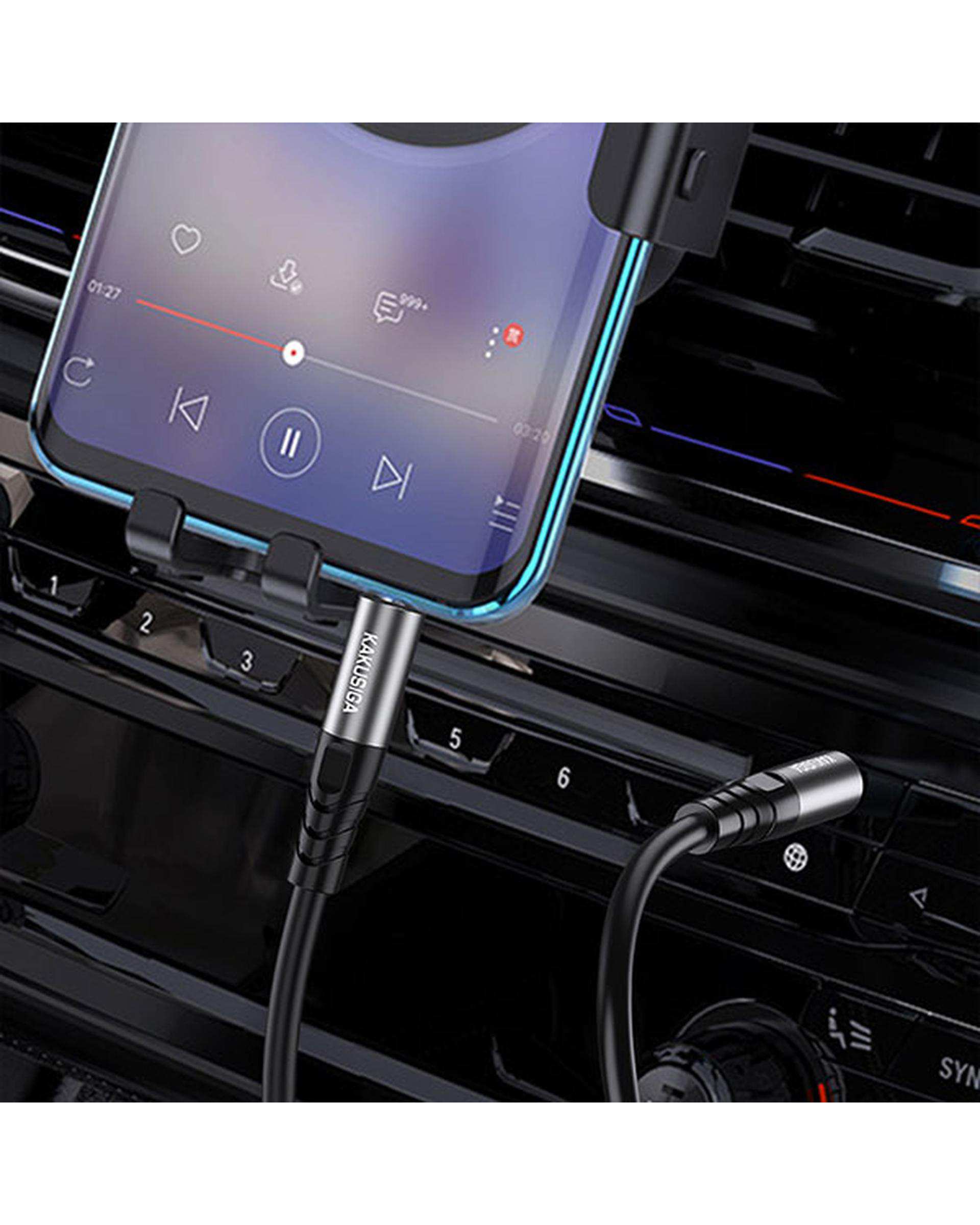 کابل AUX مشکی کاکوسیگا Kakusiga مدل KSC-892