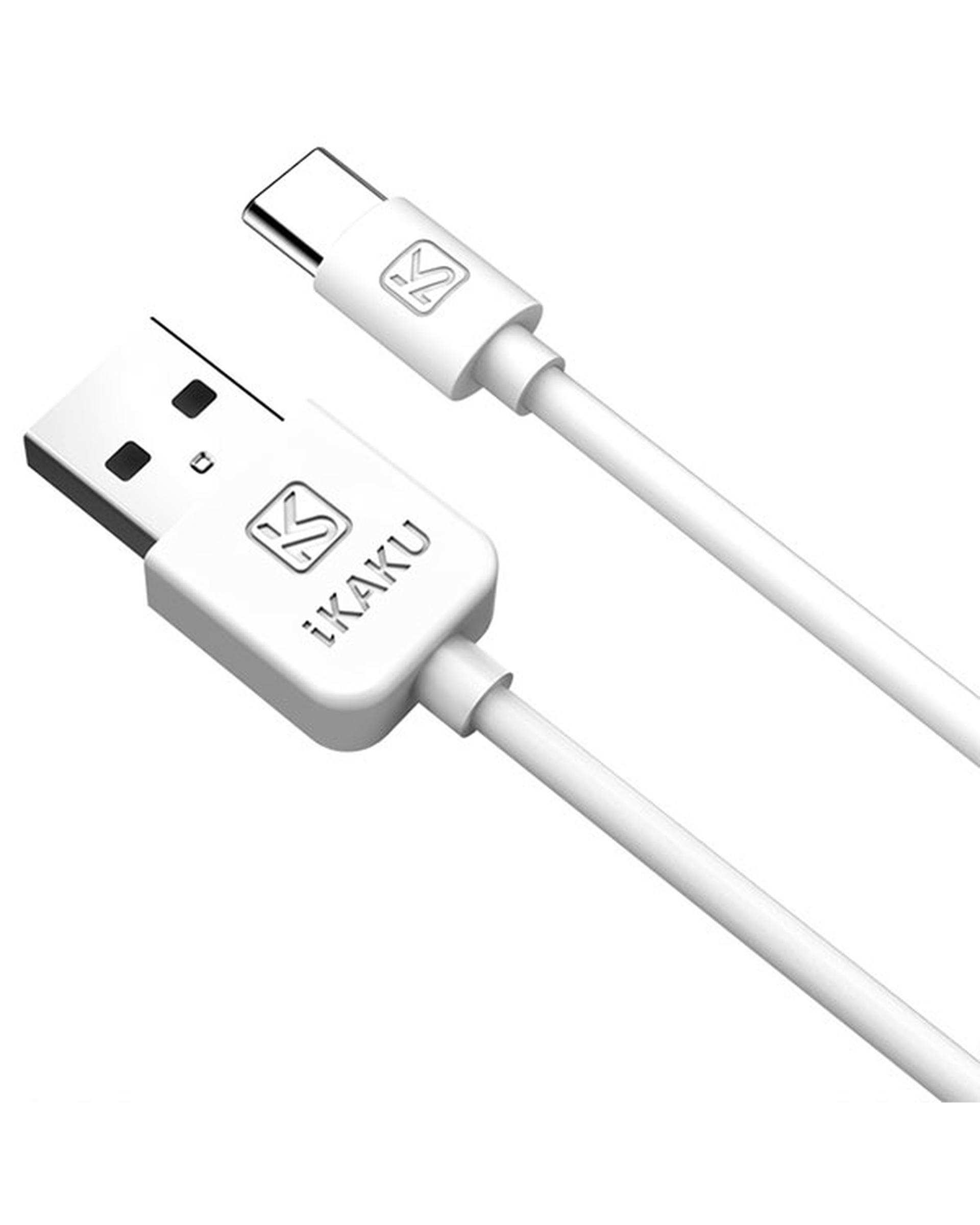 کابل شارژ تایپ سی سفید کاکوسیگا Kakusiga مدل KSC-060