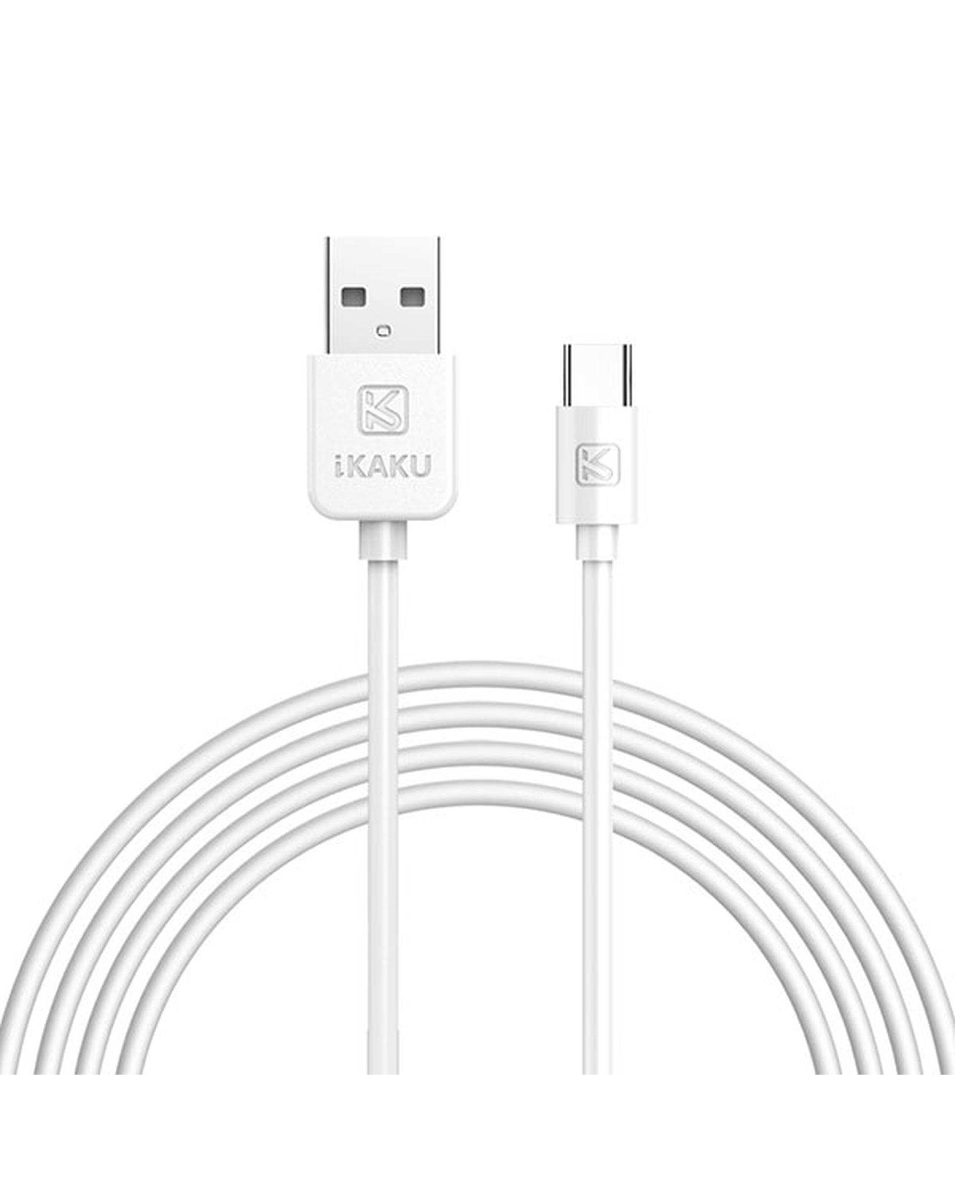 کابل شارژ تایپ سی سفید کاکوسیگا Kakusiga مدل KSC-060