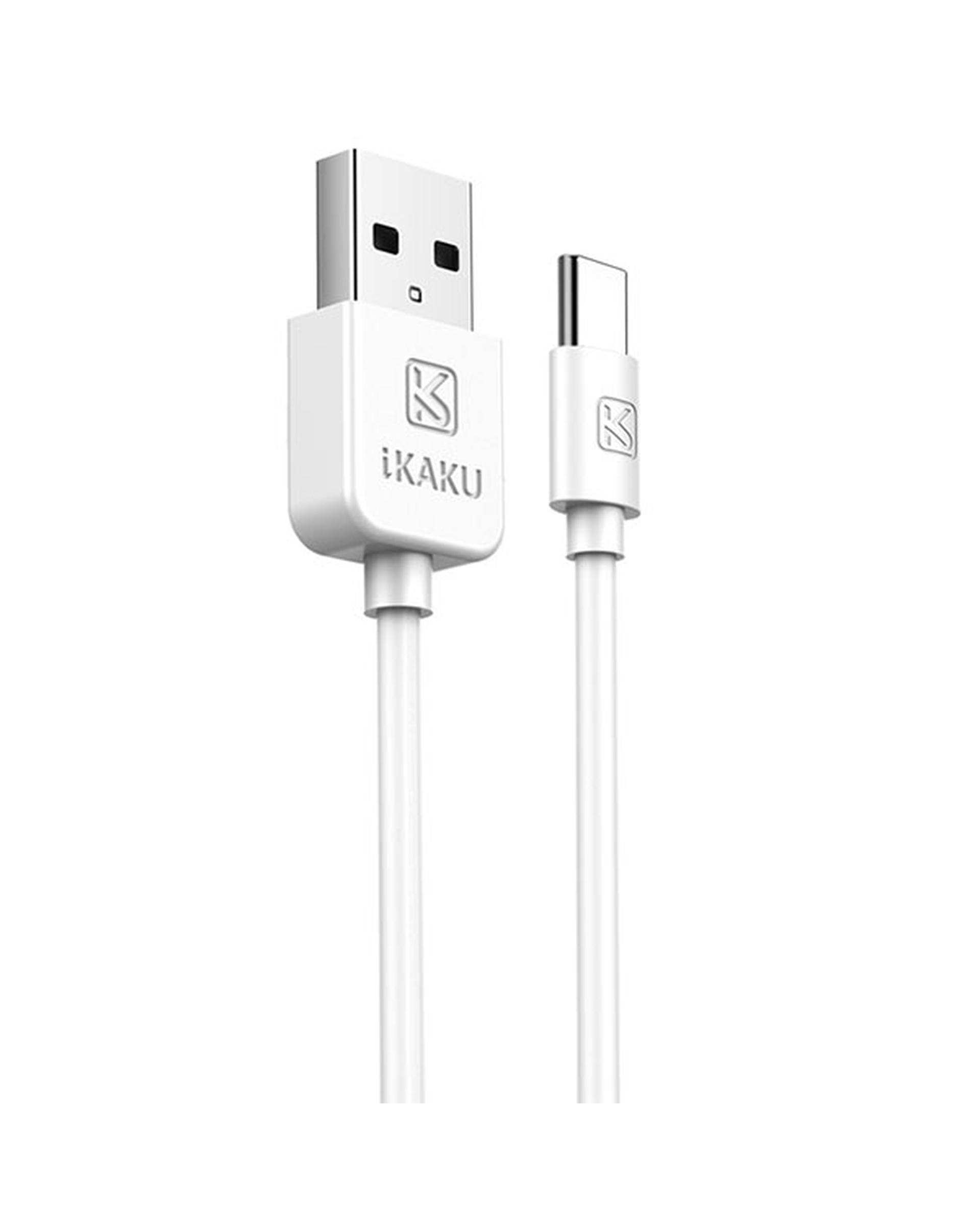 کابل شارژ تایپ سی سفید کاکوسیگا Kakusiga مدل KSC-060