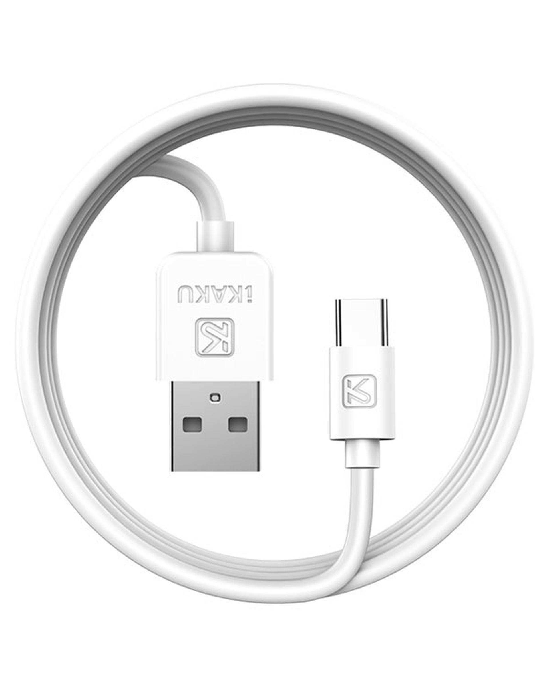 کابل شارژ تایپ سی سفید کاکوسیگا Kakusiga مدل KSC-060