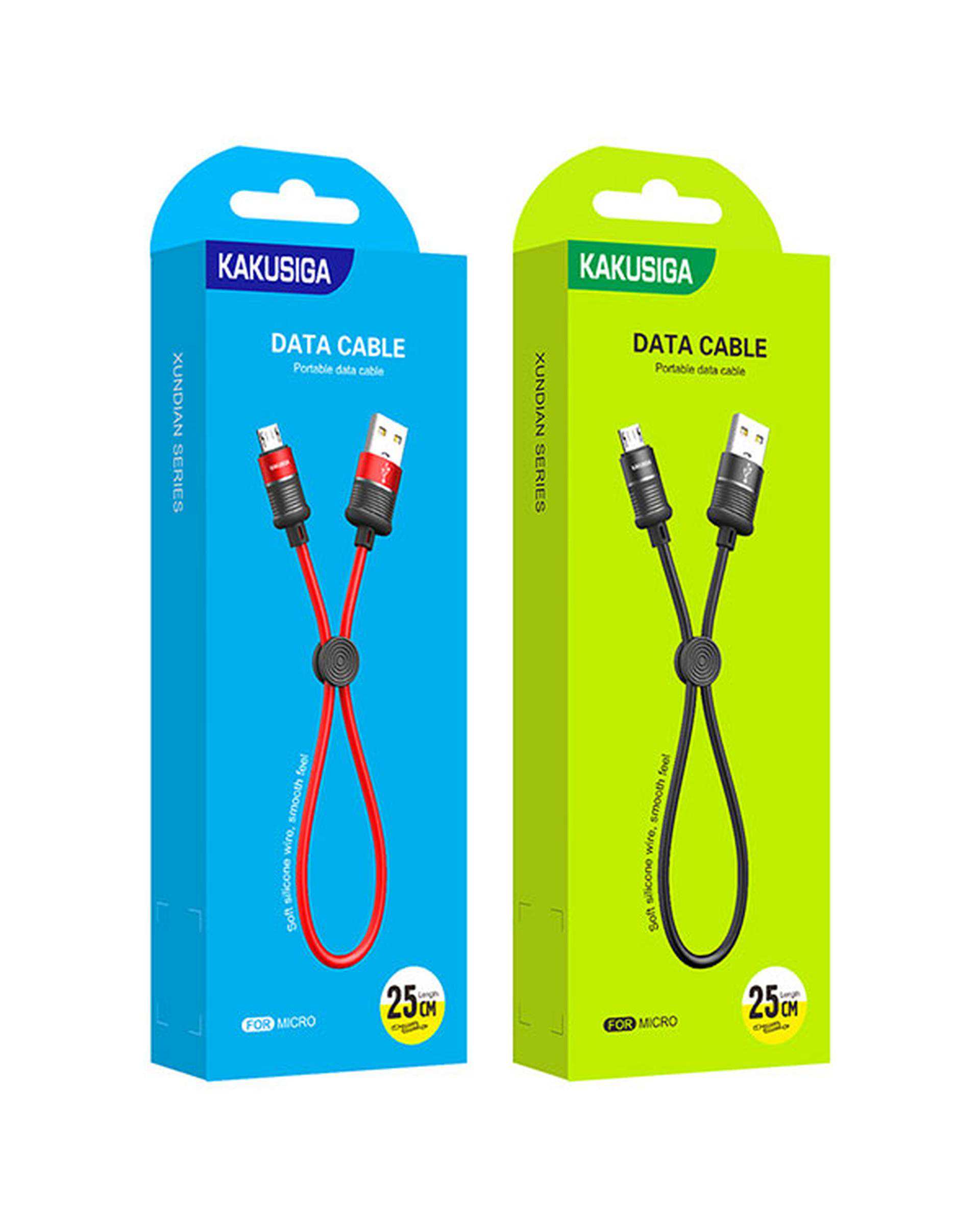 کابل شارژ میکرو قرمز کاکوسیگا Kakusiga مدل KSC-351