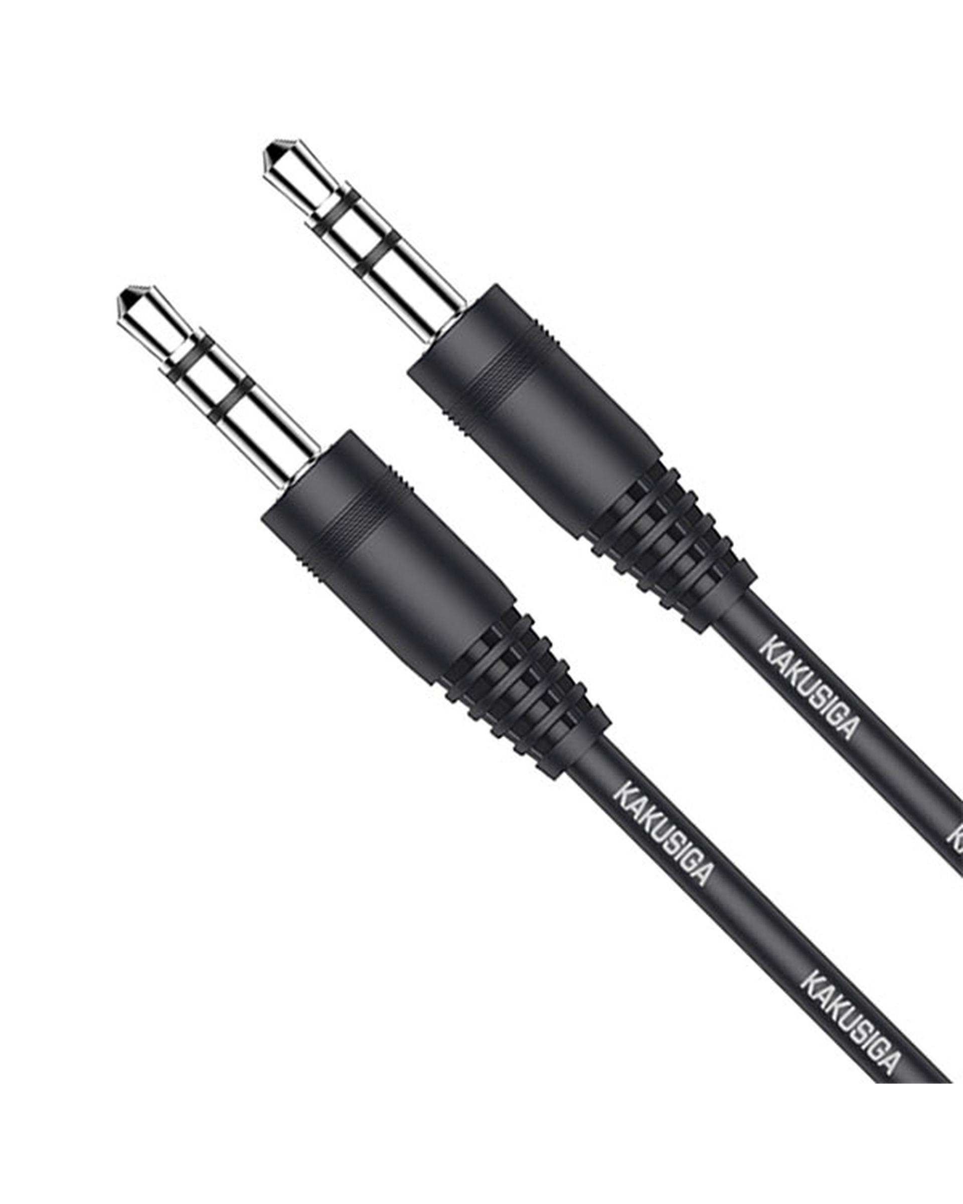 کابل AUX مشکی کاکوسیگا Kakusiga مدل KSC-450