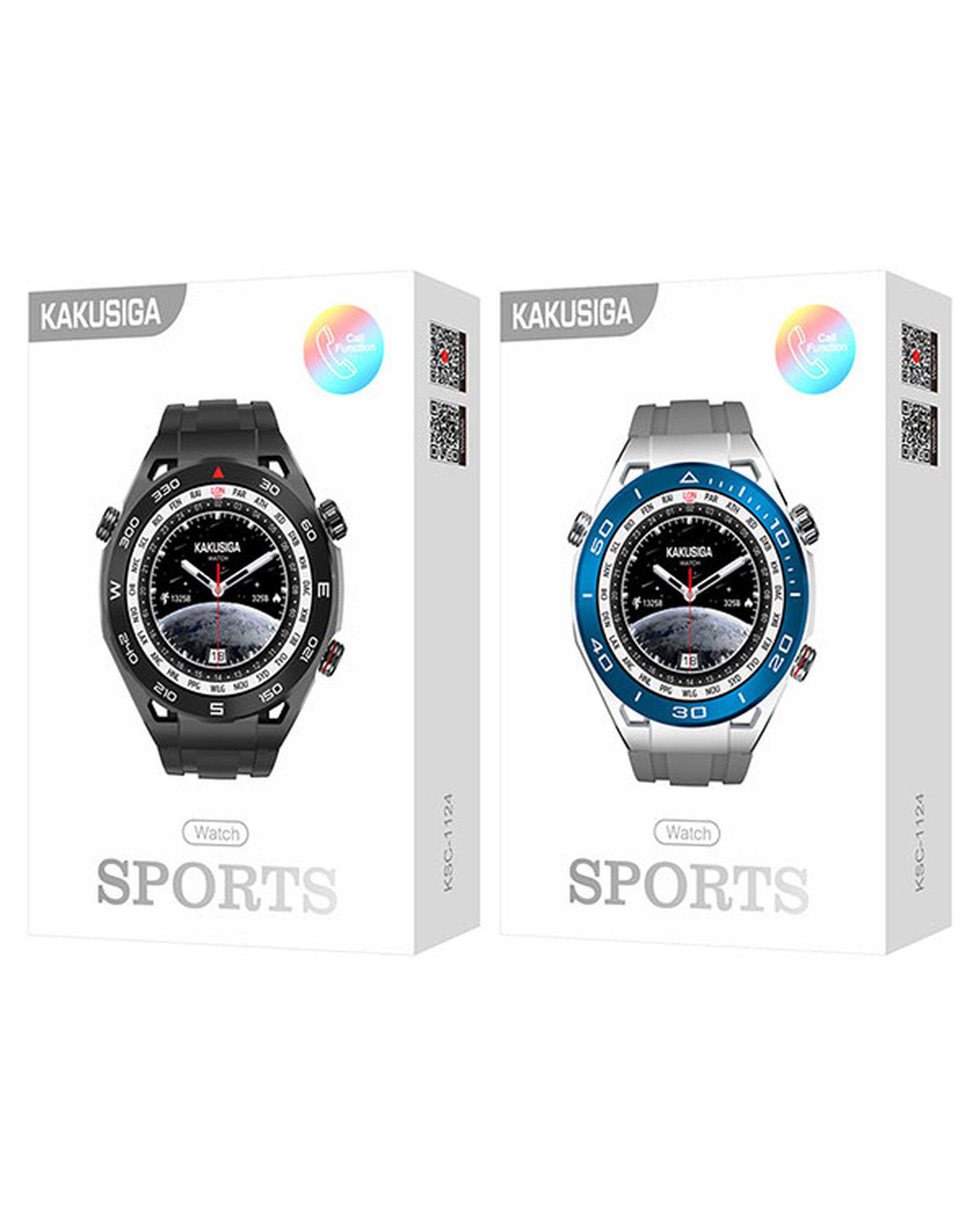 ساعت هوشمند آبی کاکوسیگا Kakusiga مدل KSC-1124