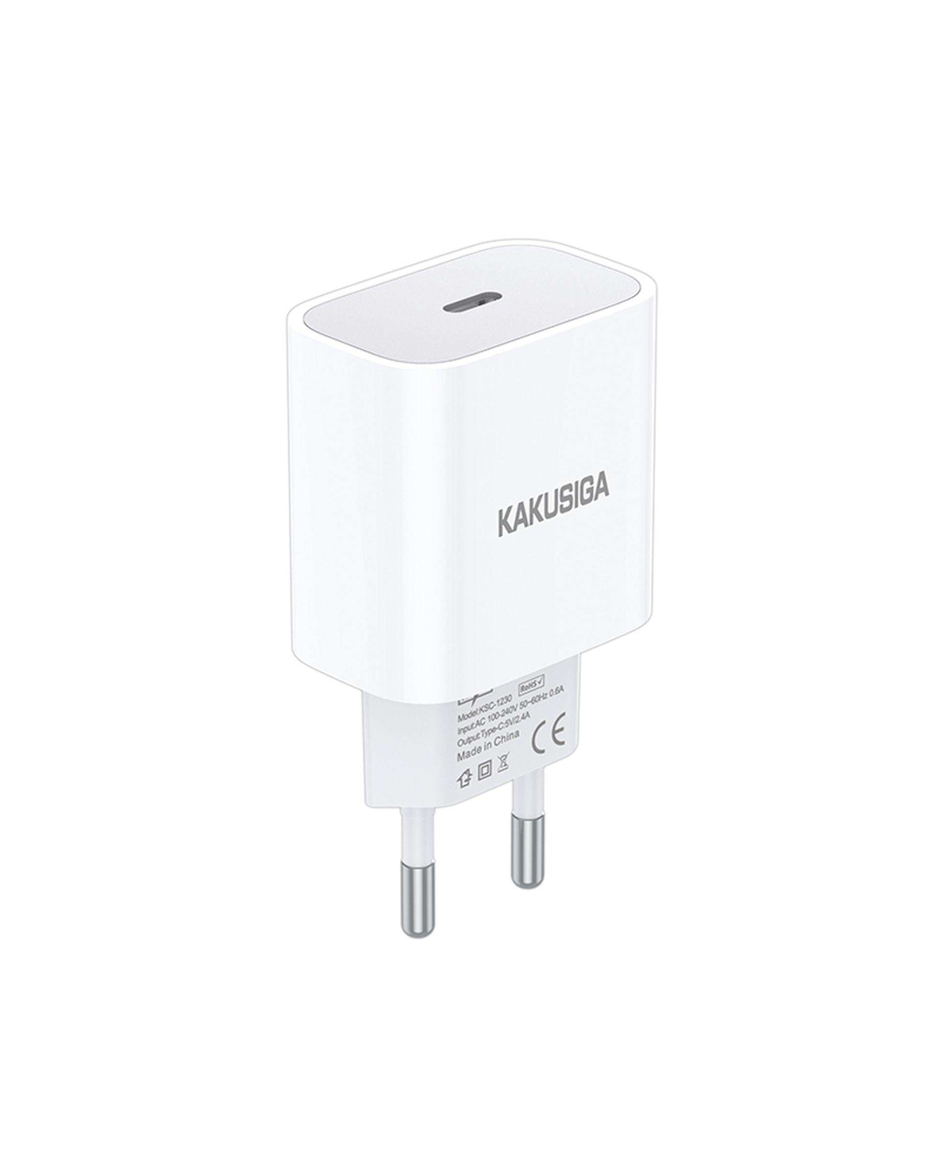 شارژر سفید کاکوسیگا Kakusiga مدل KSC-1228
