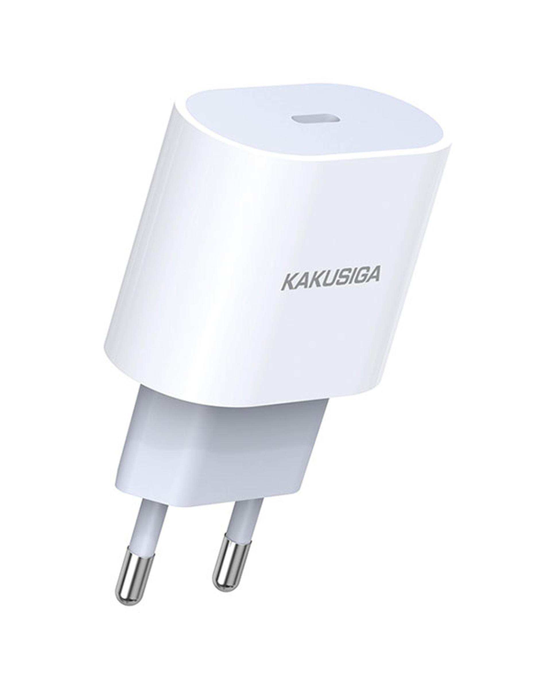 شارژر سفید کاکوسیگا Kakusiga مدل KSC-541 سری ZHUODONG
