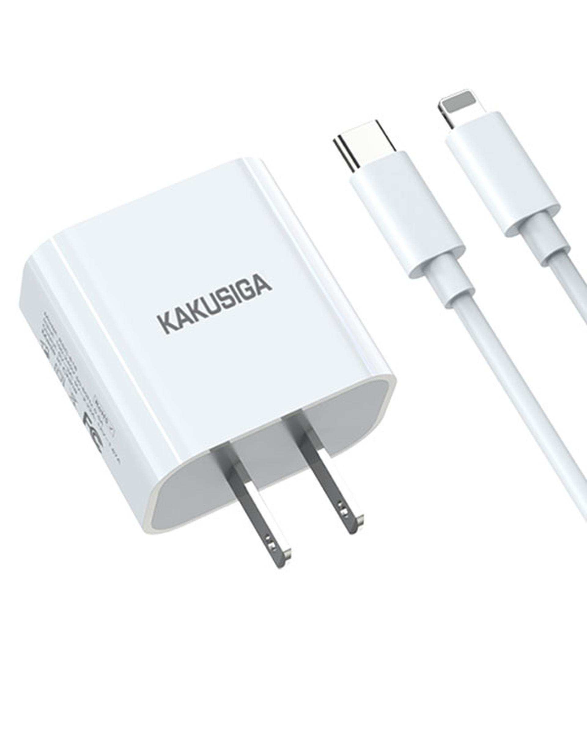 شارژر سفید کاکوسیگا Kakusiga مدل KSC-819 سری ZONGSHENG