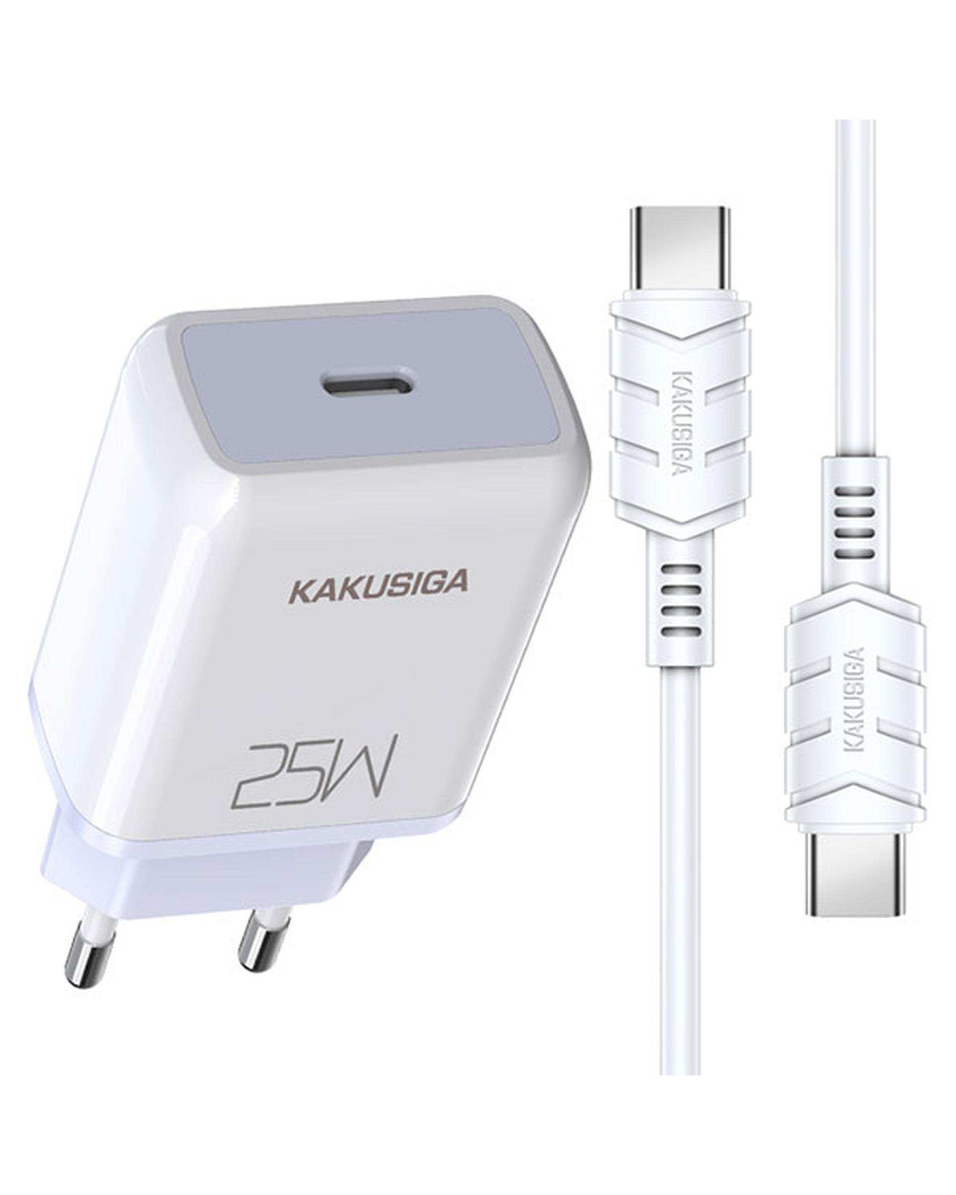 شارژر سفید کاکوسیگا Kakusiga مدل KSC-814 سری XINGDA