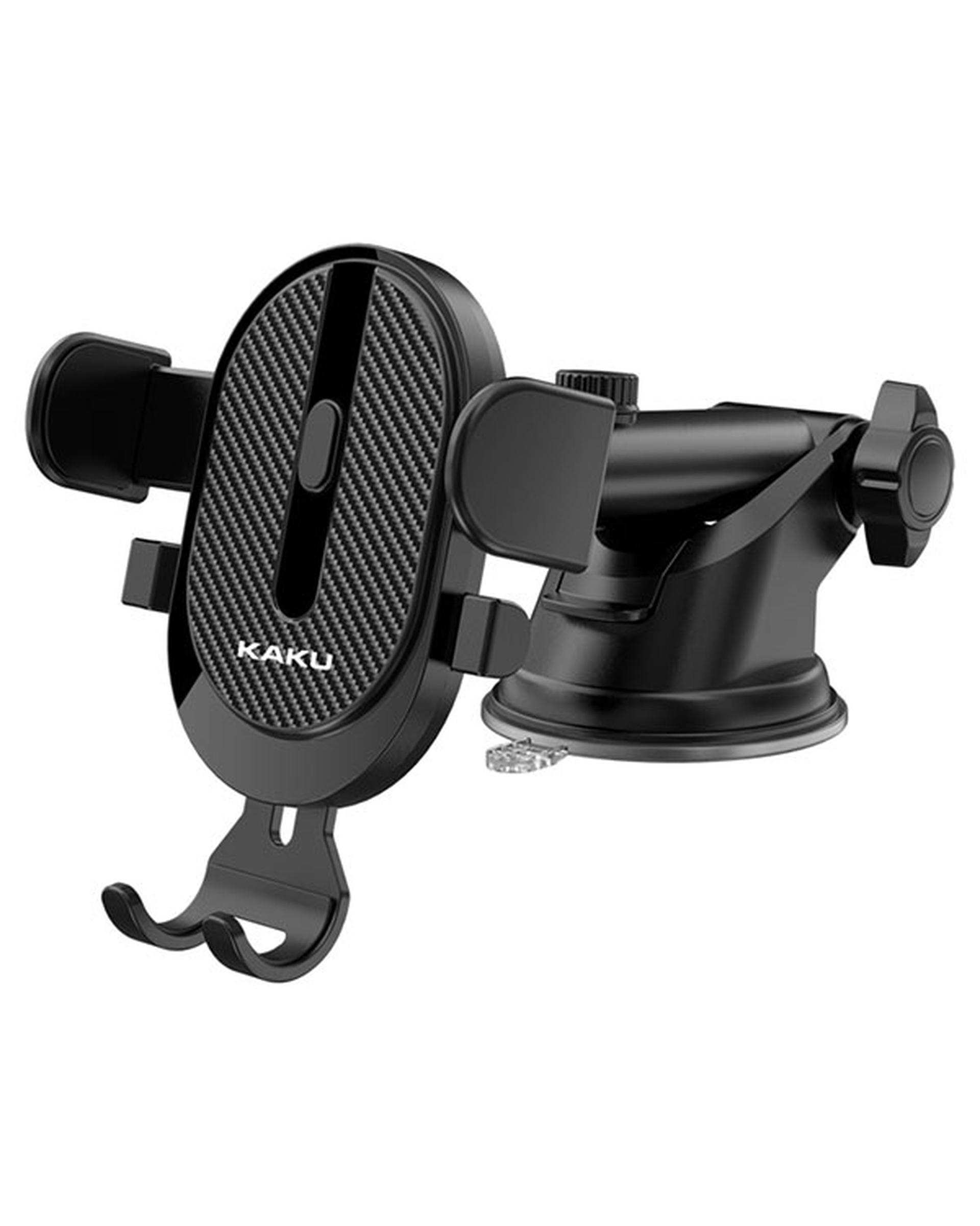 هولدر موبایل مشکی کاکوسیگا Kakusiga مدل KSC-468 سری QIANYING suction -cup