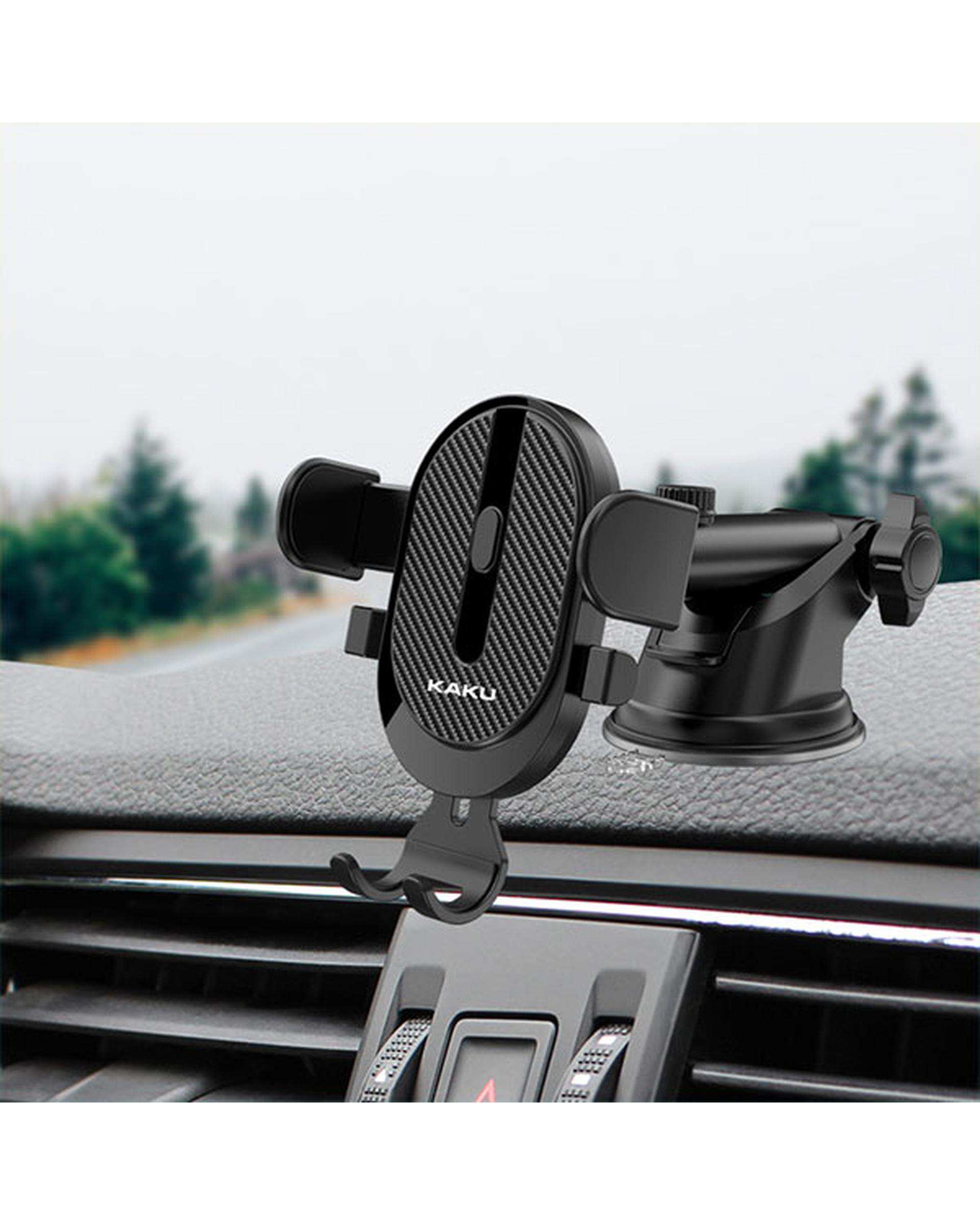 هولدر موبایل مشکی کاکوسیگا Kakusiga مدل KSC-468 سری QIANYING suction -cup