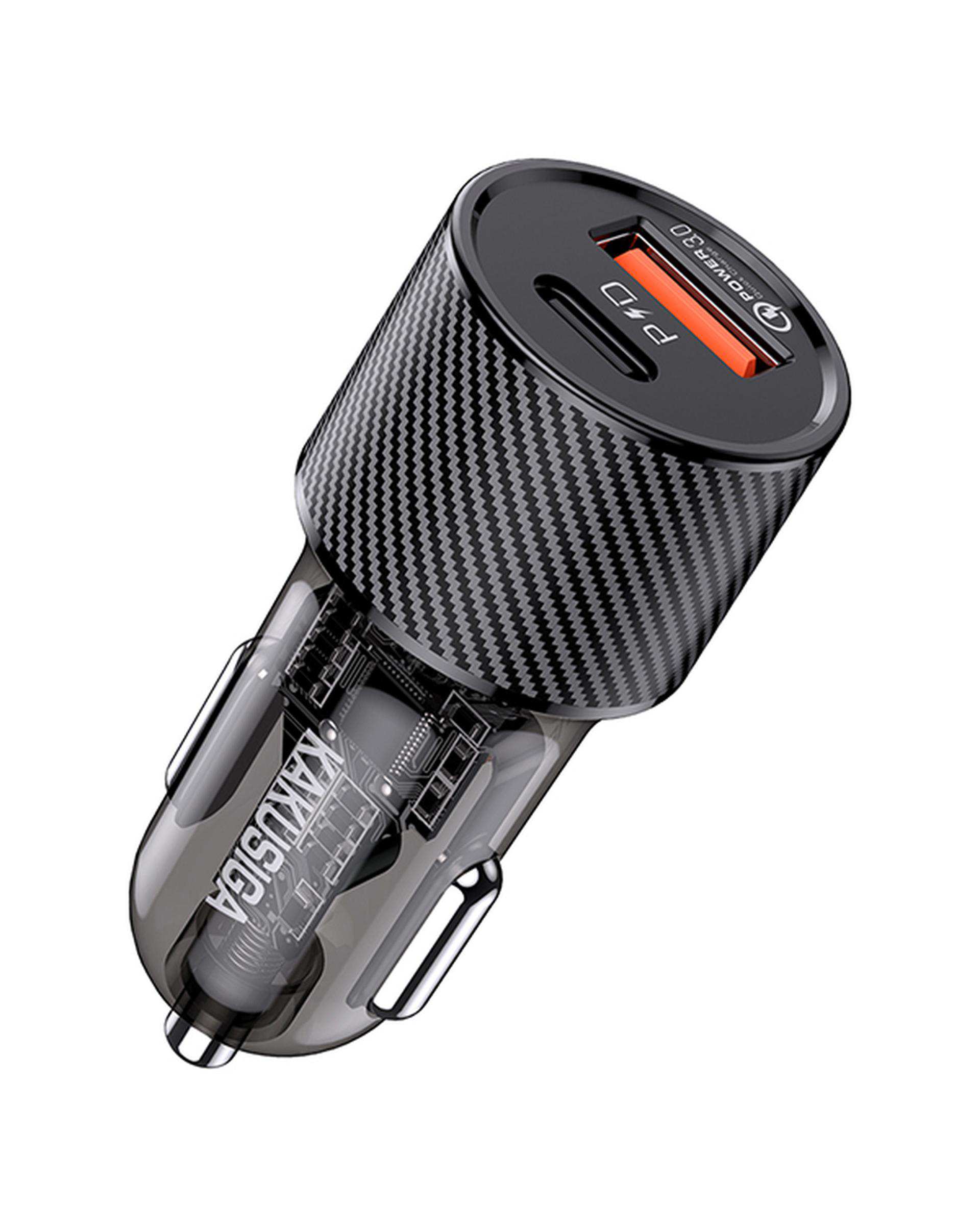 شارژر فندکی مشکی کاکوسیگا Kakusiga مدل KSC-855