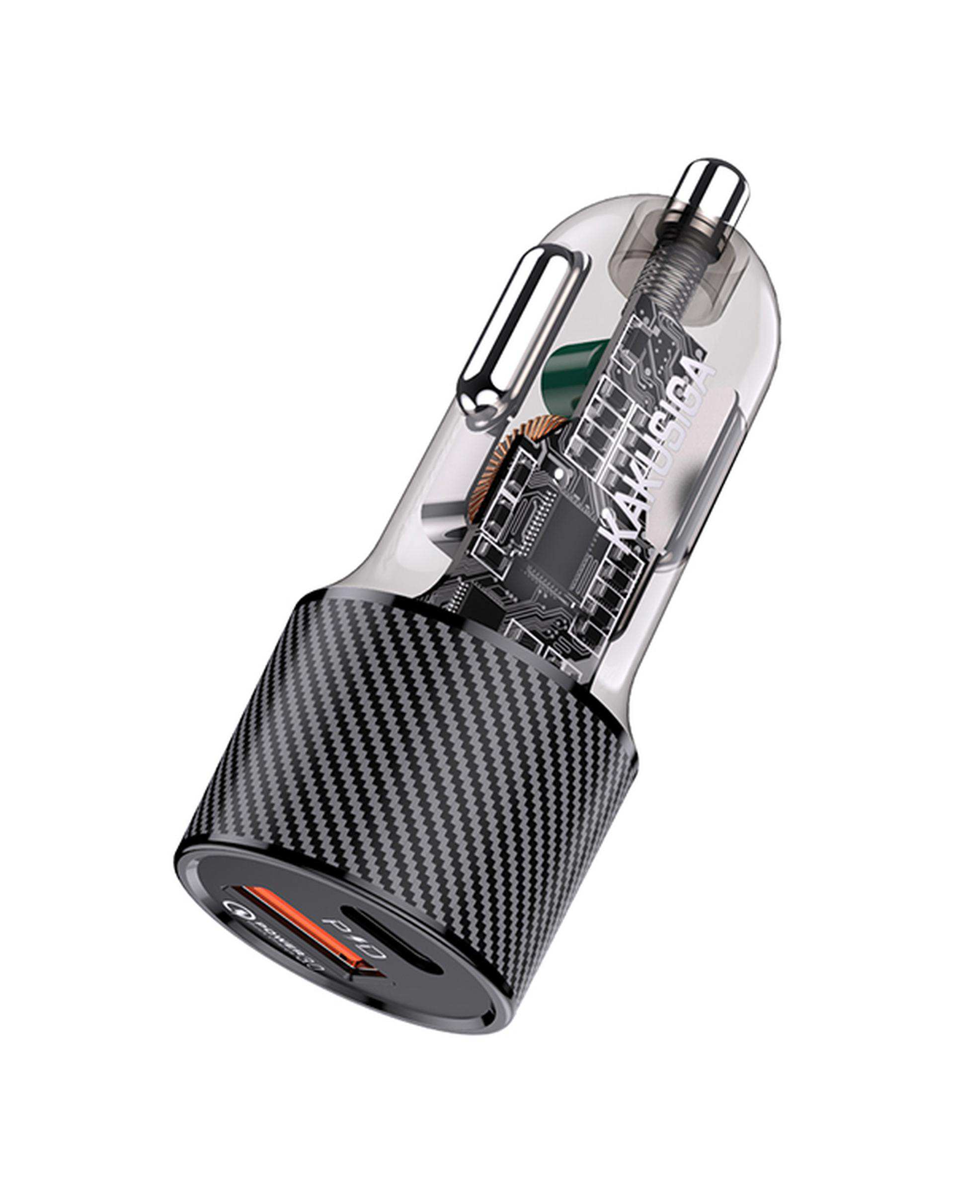 شارژر فندکی مشکی کاکوسیگا Kakusiga مدل KSC-855