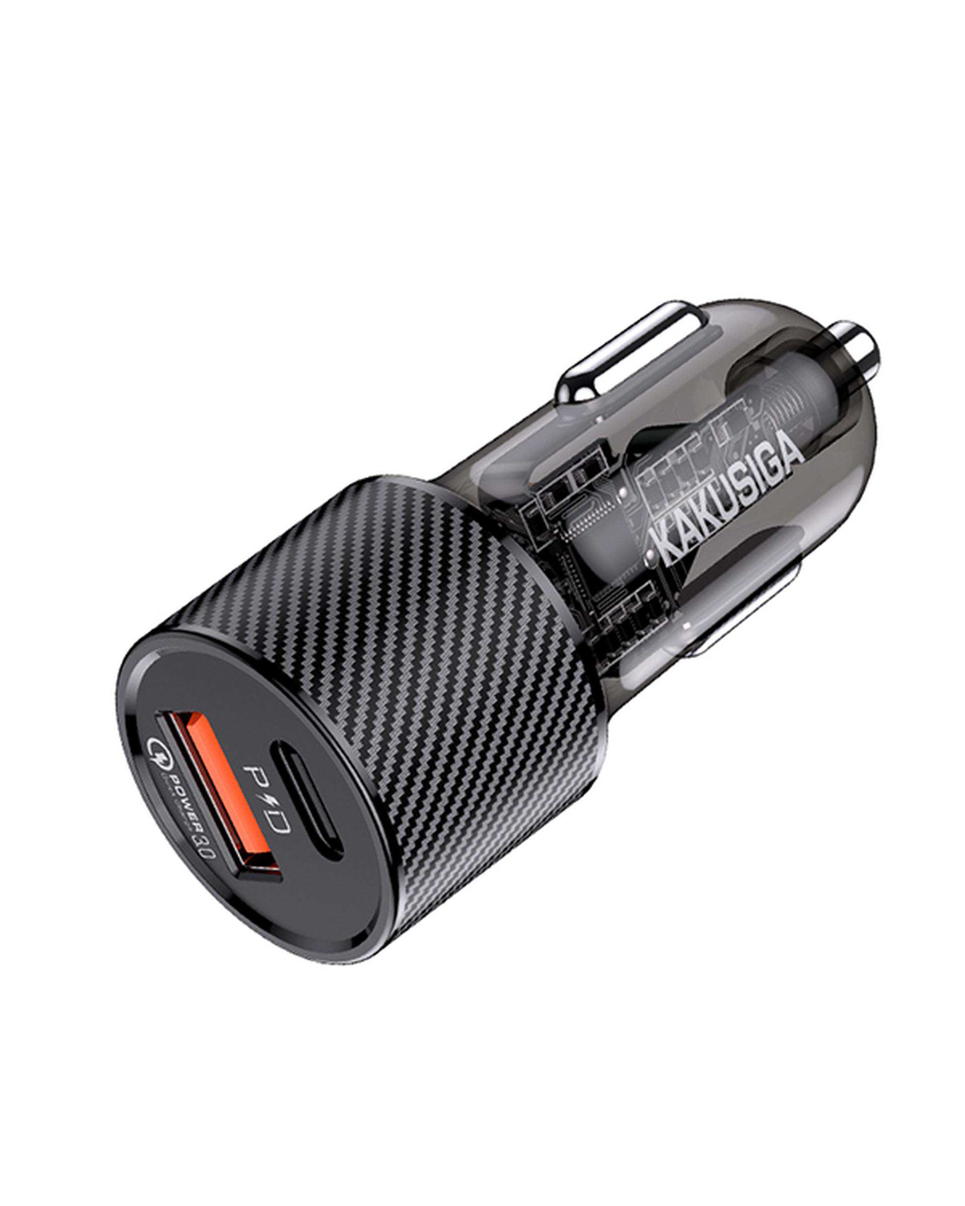 شارژر فندکی مشکی کاکوسیگا Kakusiga مدل KSC-855
