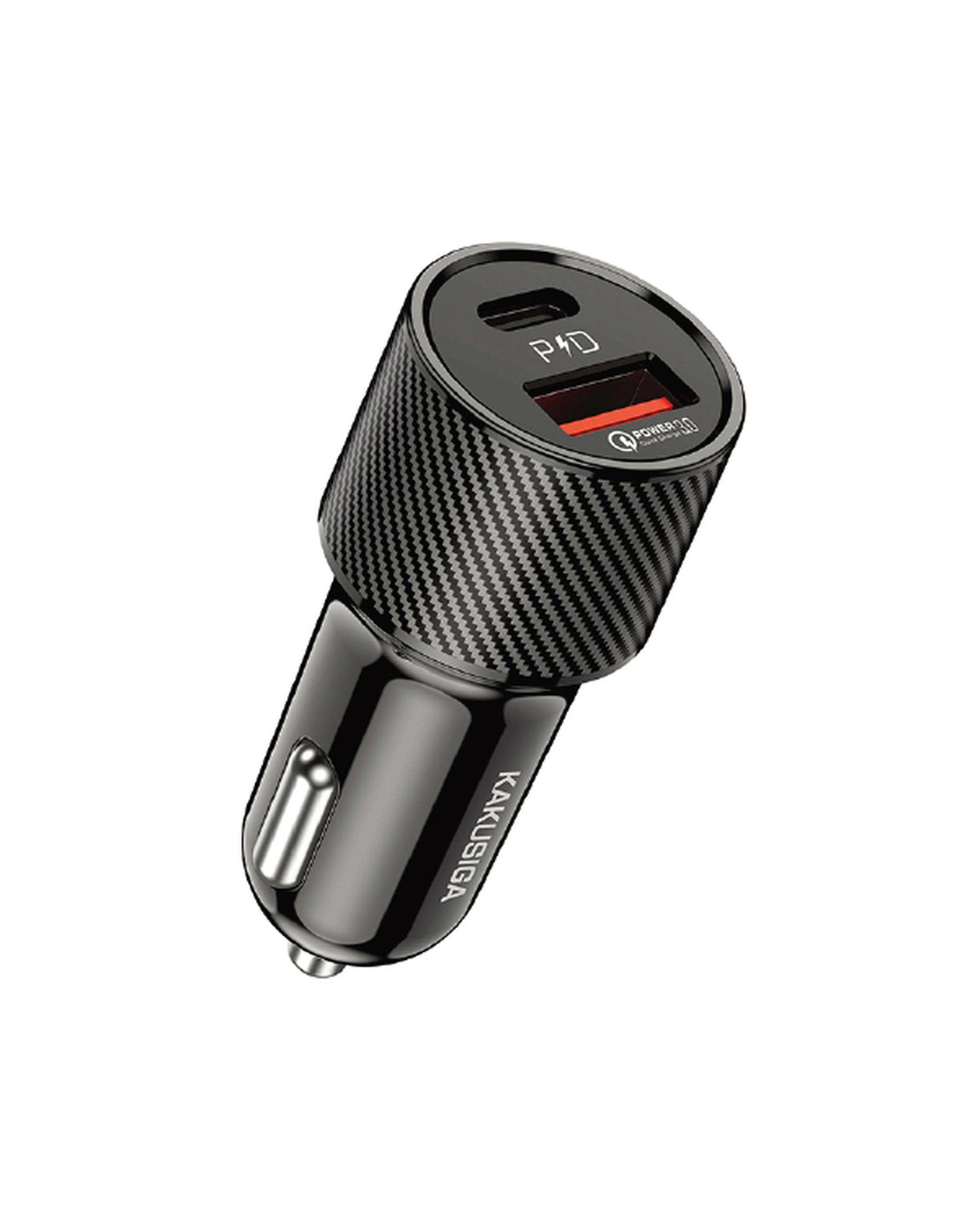 شارژر فندکی مشکی کاکوسیگا Kakusiga مدل KSC-677