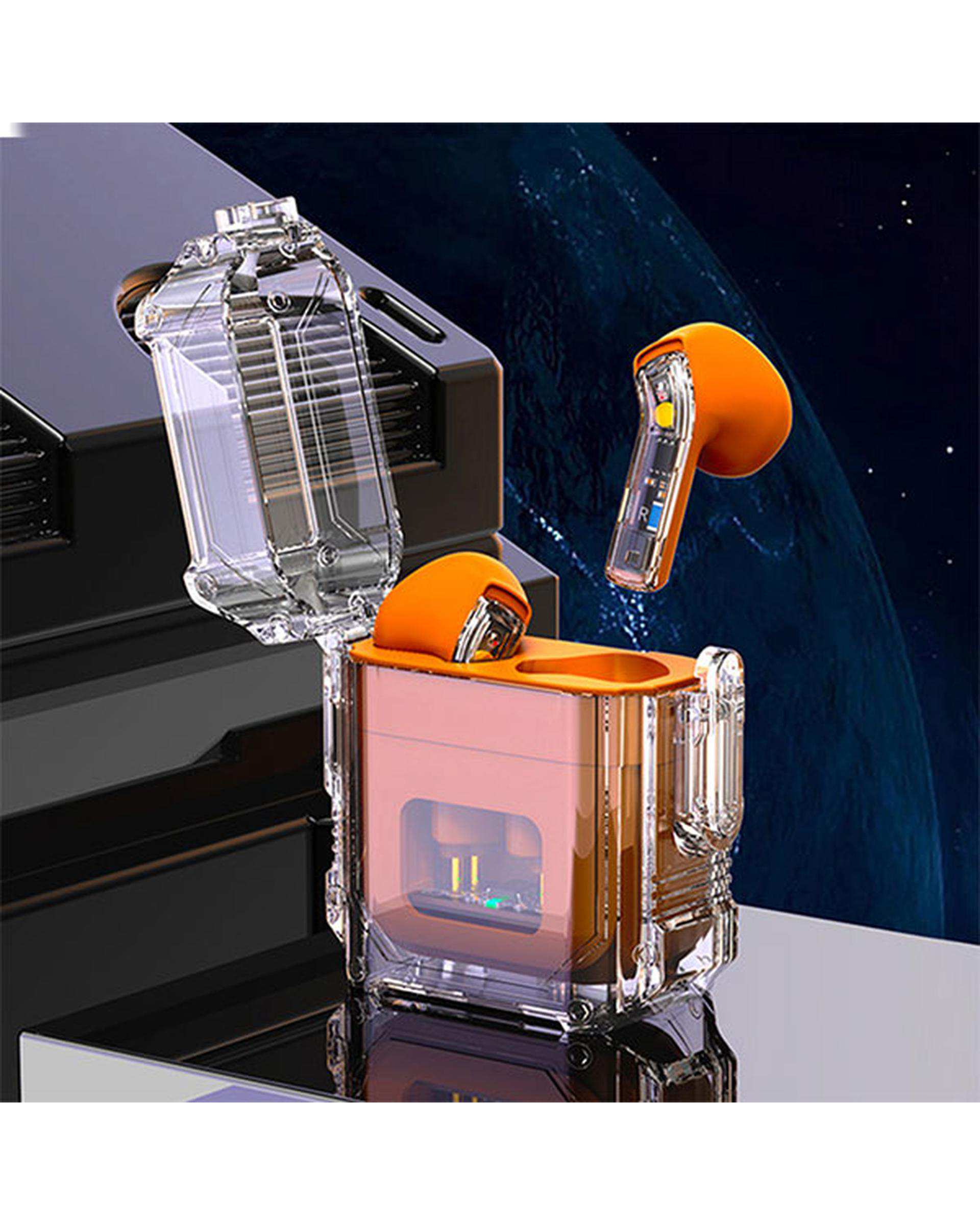هندزفری بلوتوثی نارنجی کاکوسیگا Kakusiga مدل KSC-1101 سری LINGDONG