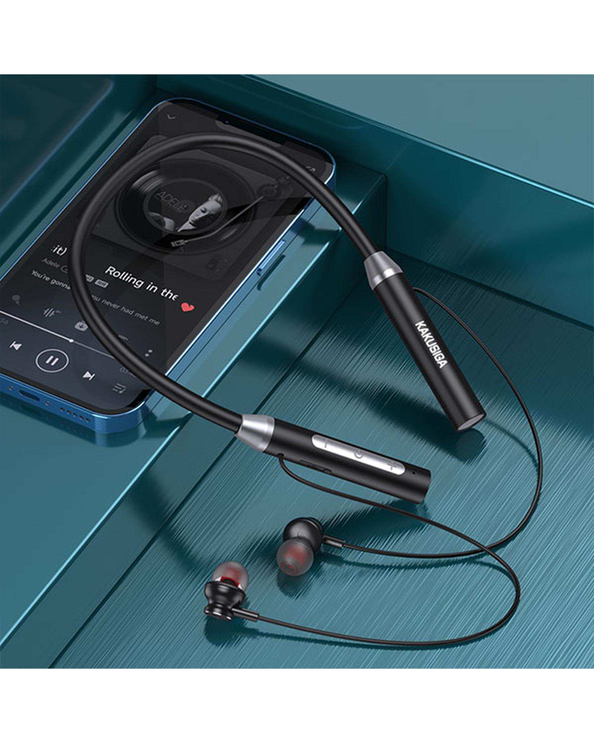 هندزفری گردنی مشکی کاکوسیگا Kakusiga مدل KSC-833