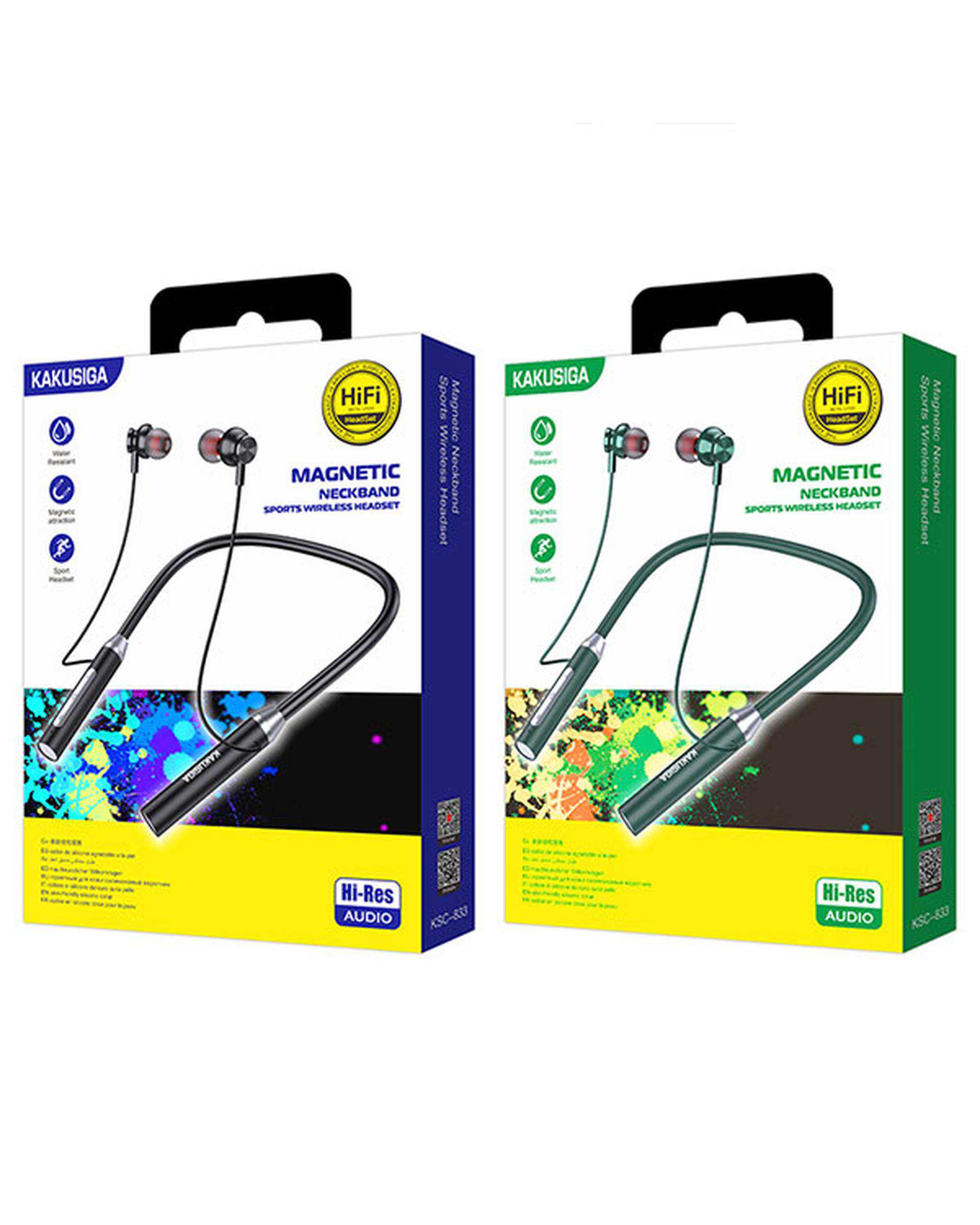 هندزفری گردنی مشکی کاکوسیگا Kakusiga مدل KSC-833