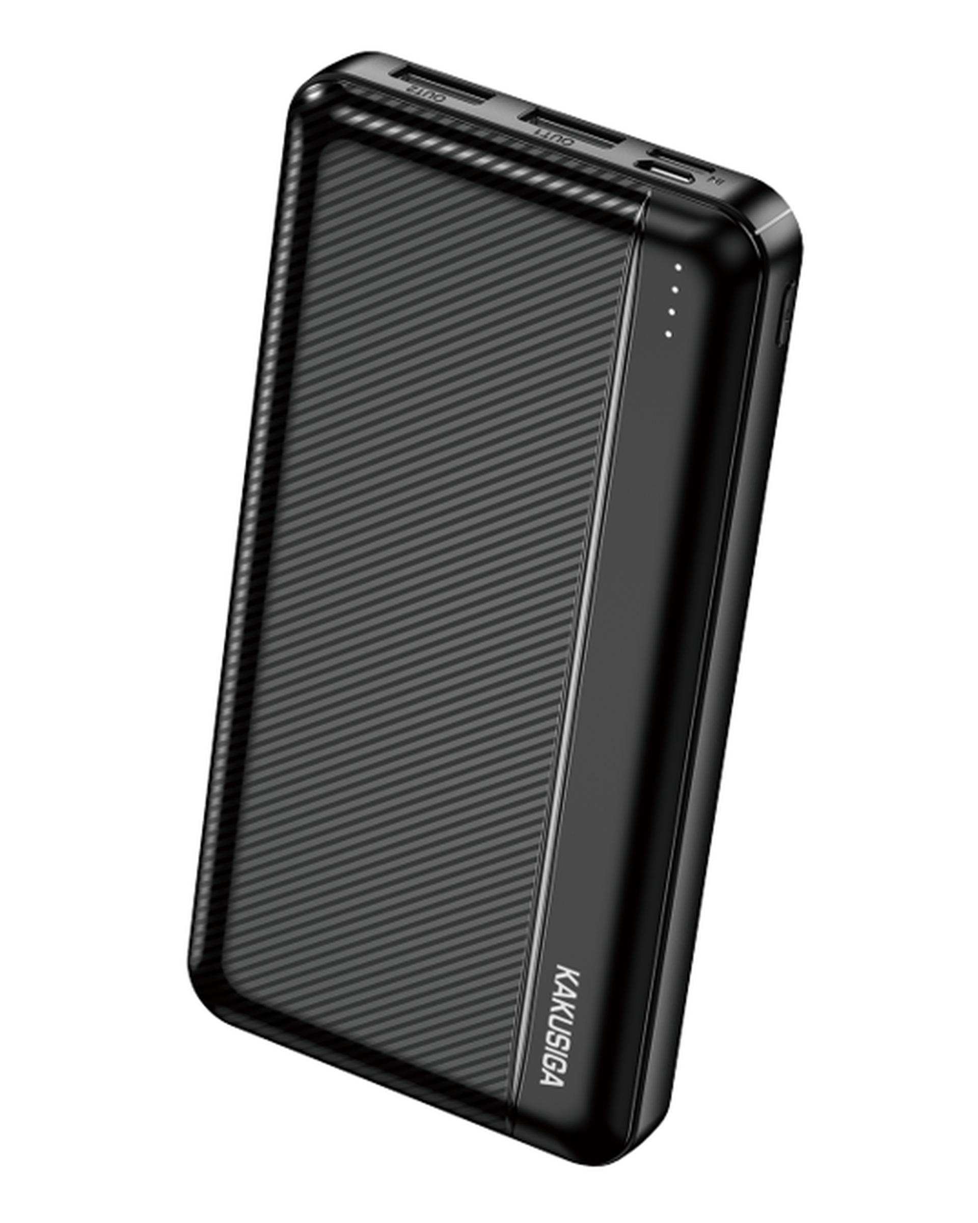 پاوربانک مشکی کاکوسیگا Kakusiga مدل KSC-1084 ظرفیت 9000 میلی آمپر