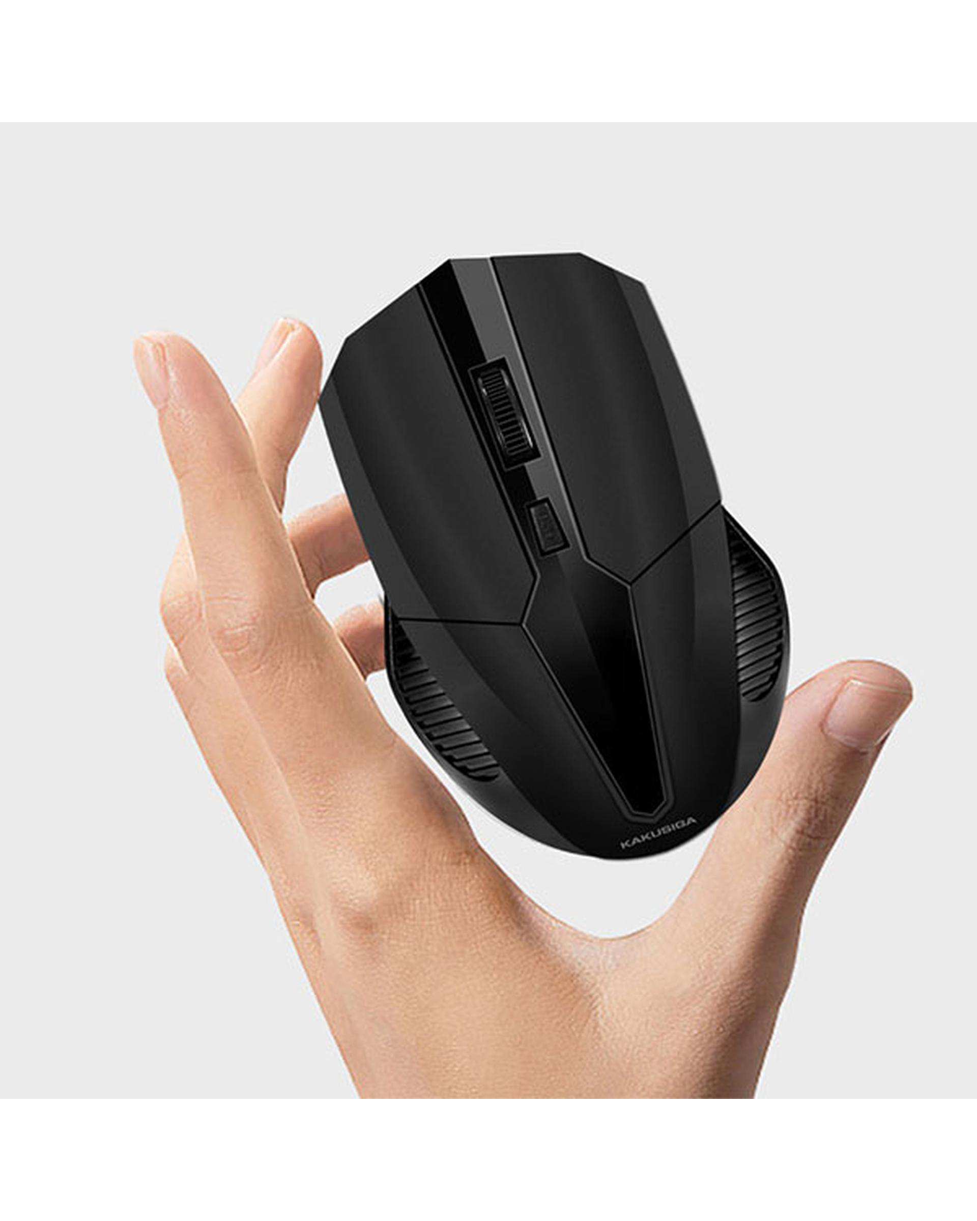 ماوس مشکی کاکوسیگا Kakusiga مدل KSC-378