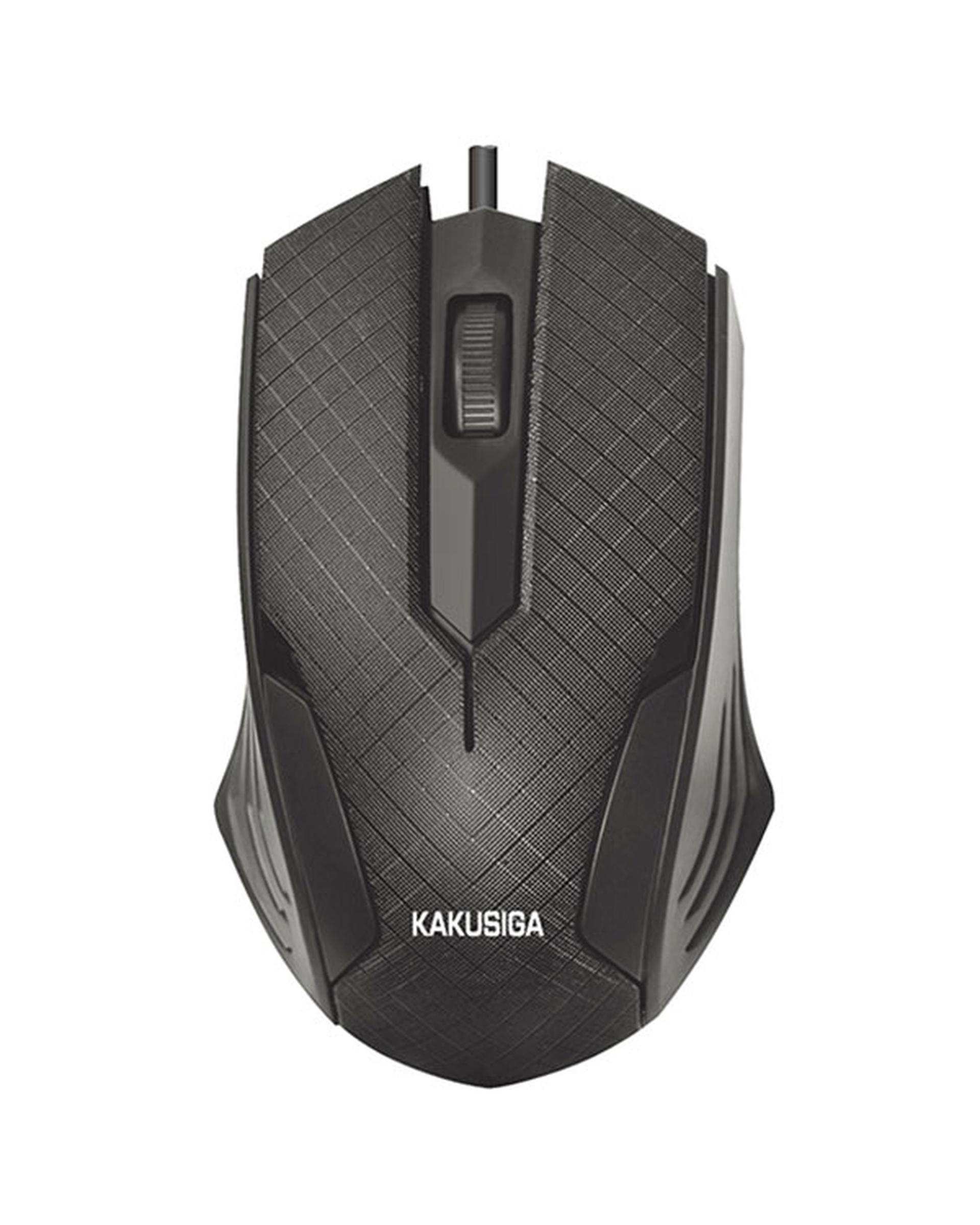 ماوس مشکی کاکوسیگا Kakusiga مدل KSC-357