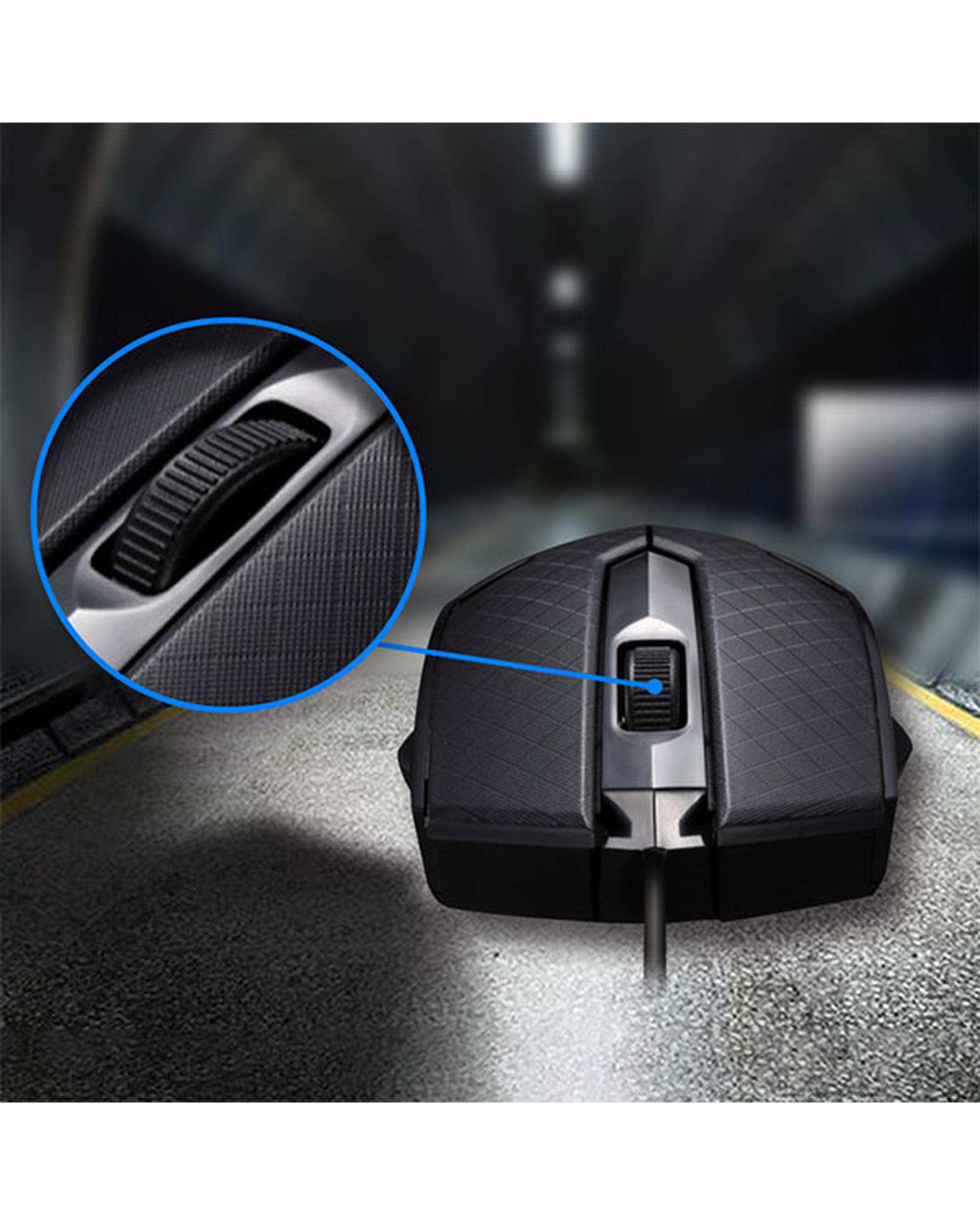 ماوس مشکی کاکوسیگا Kakusiga مدل KSC-357