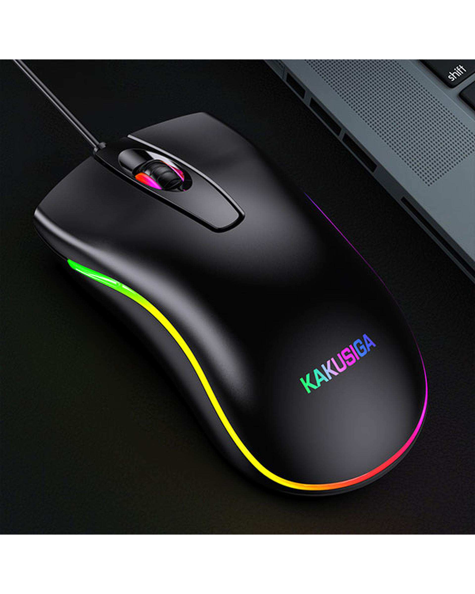 ماوس مشکی کاکوسیگا Kakusiga مدل KSC-872