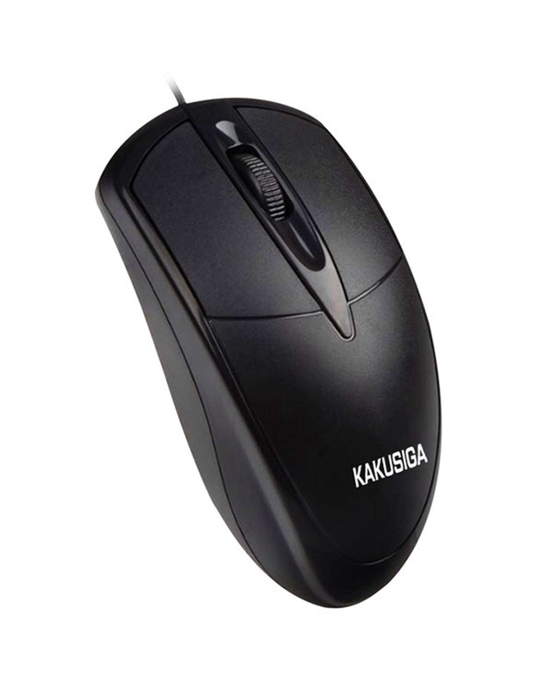 ماوس مشکی کاکوسیگا Kakusiga مدل KSC-355