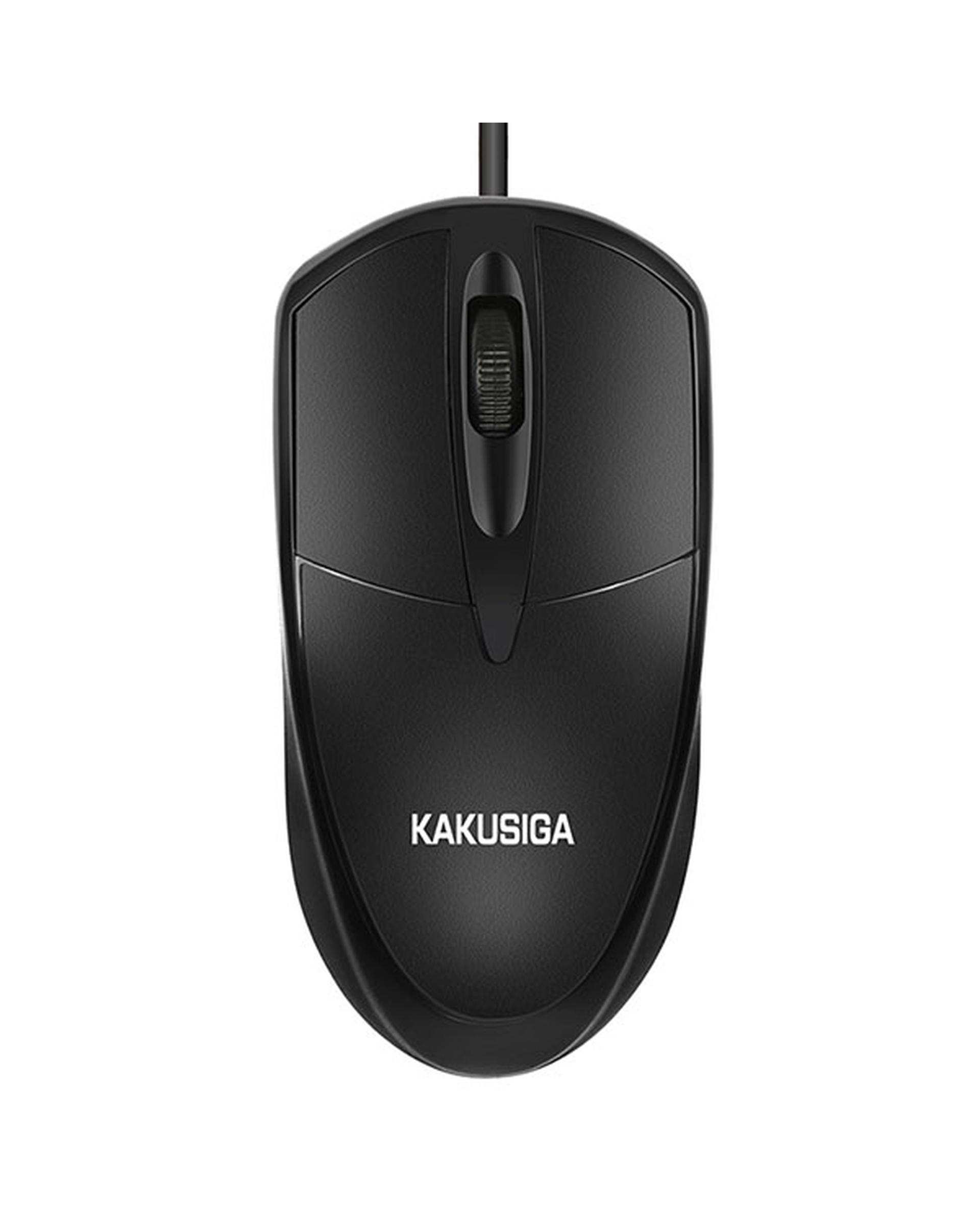 ماوس مشکی کاکوسیگا Kakusiga مدل KSC-355