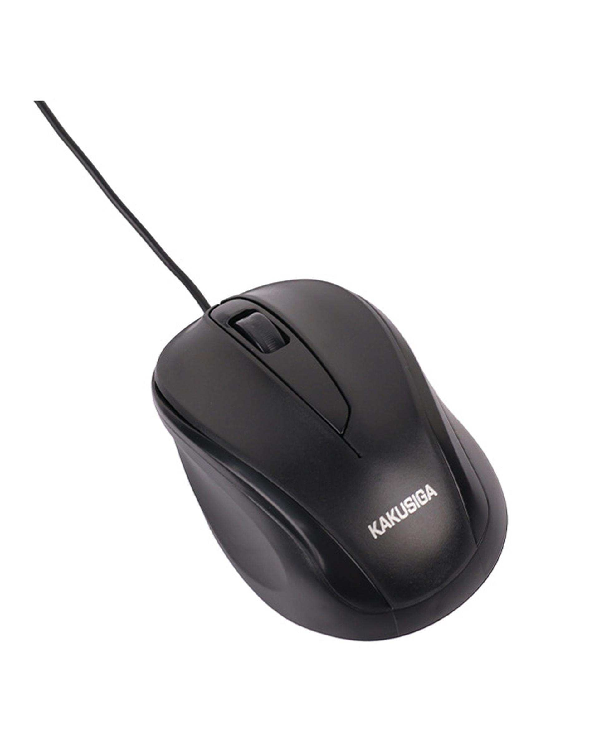 ماوس مشکی کاکوسیگا Kakusiga مدل KSC-356