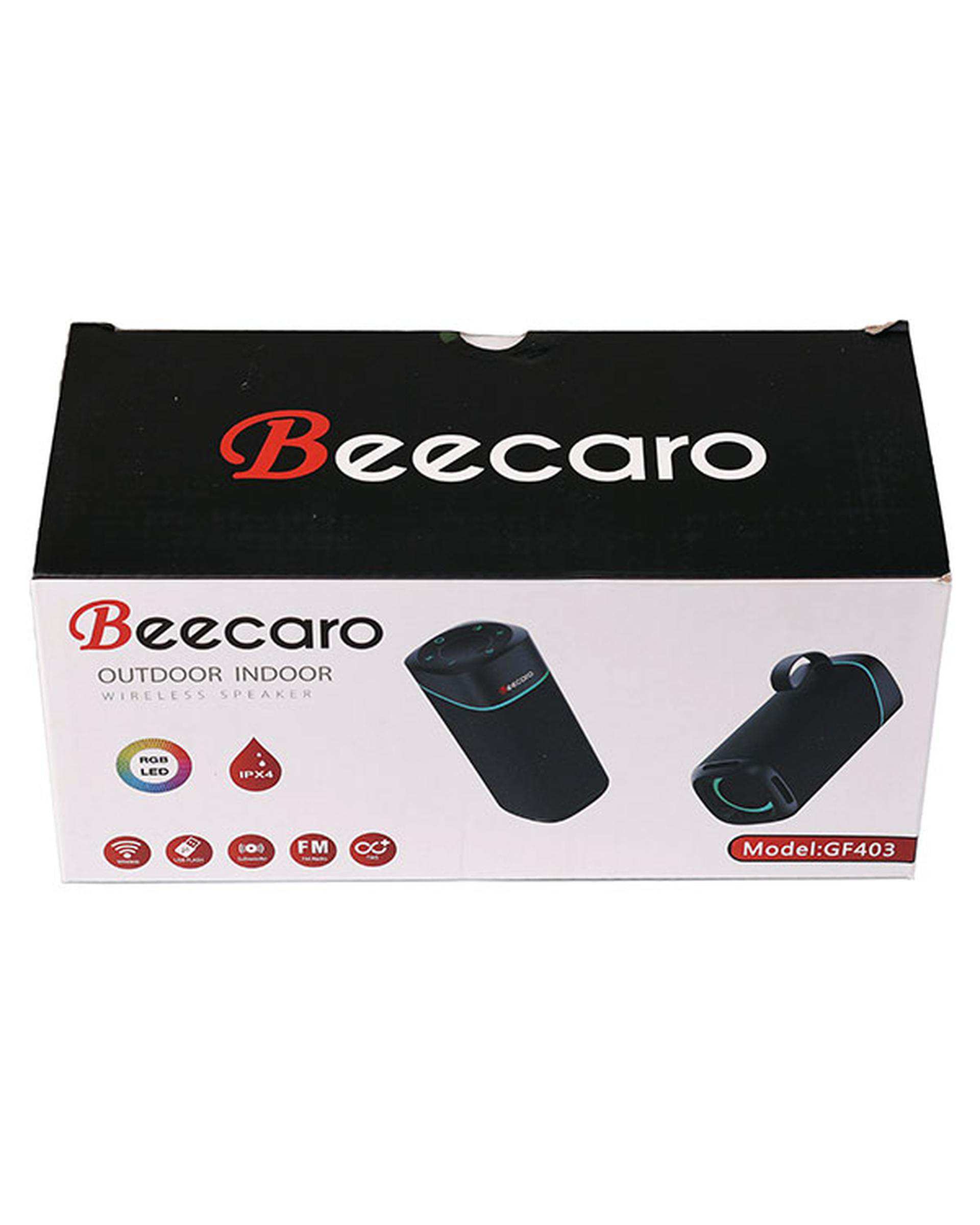 اسپیکر بلوتوثی مشکی بیکارو Beecaro مدل GF403