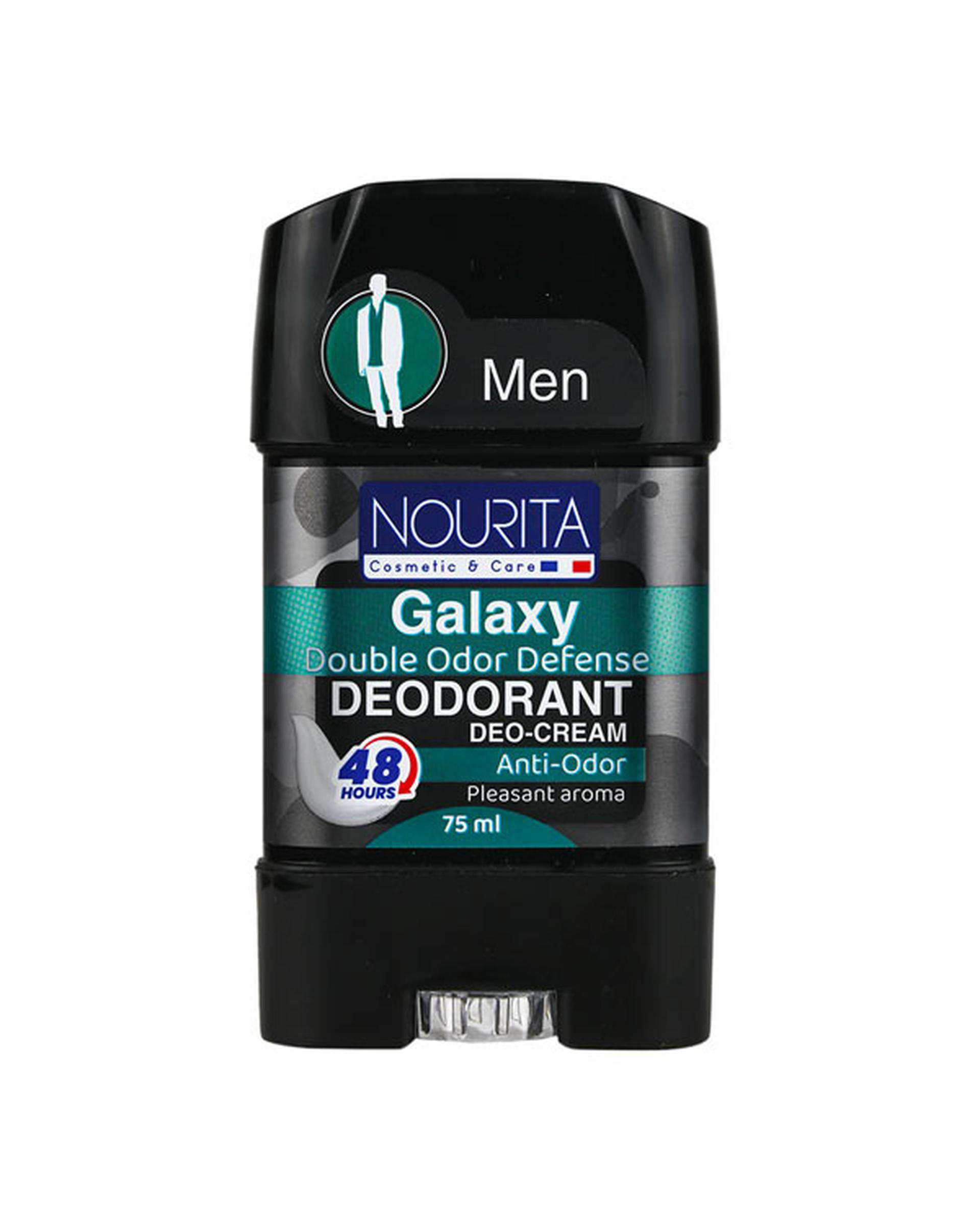 مام استیک کرمی خوشبو کننده بدن مردانه نوریتا Nourita مدل Galaxy حجم 75ml