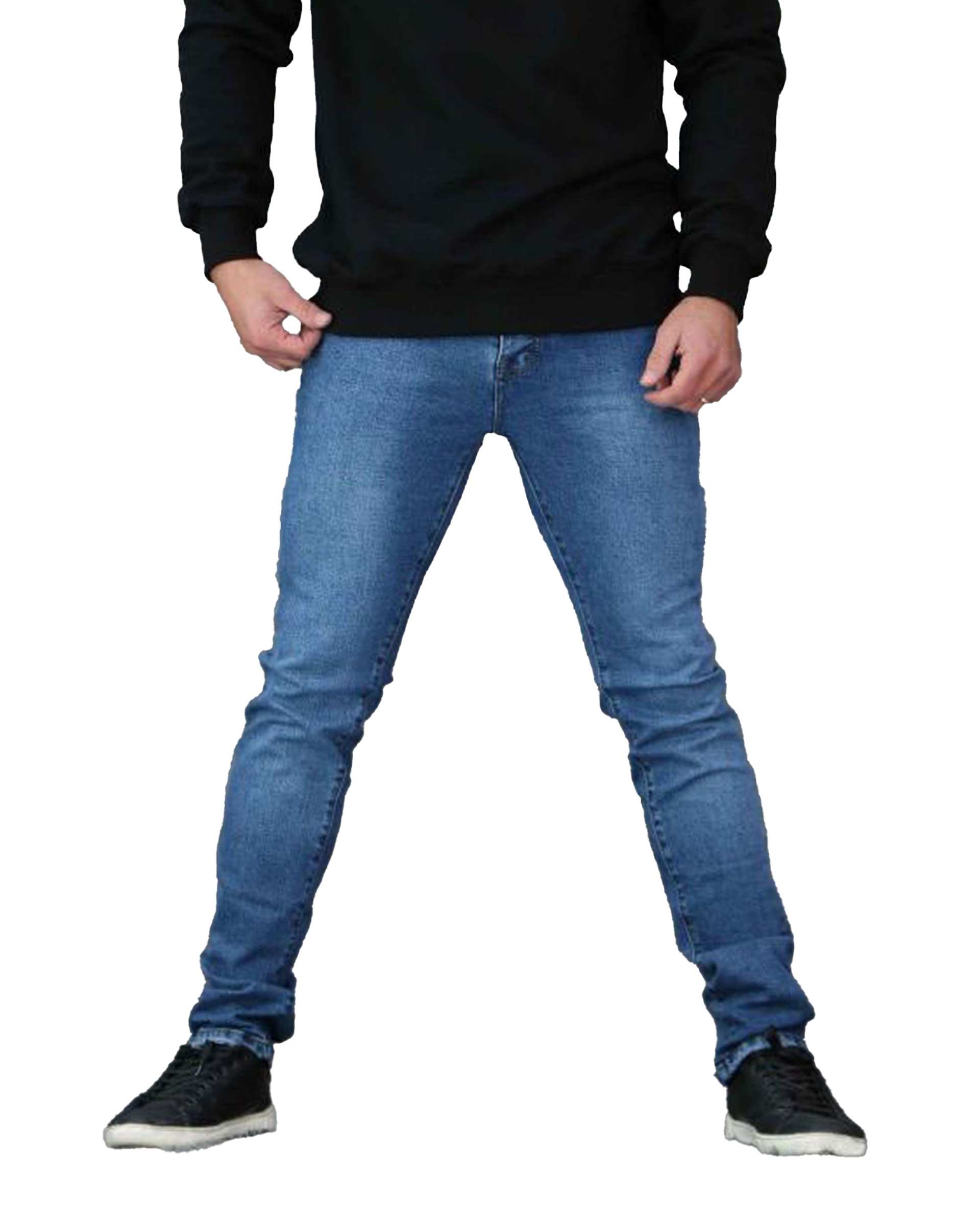 شلوار جین مردانه راسته اسلیم آبی تیره دیورسو Diverso کد 4739