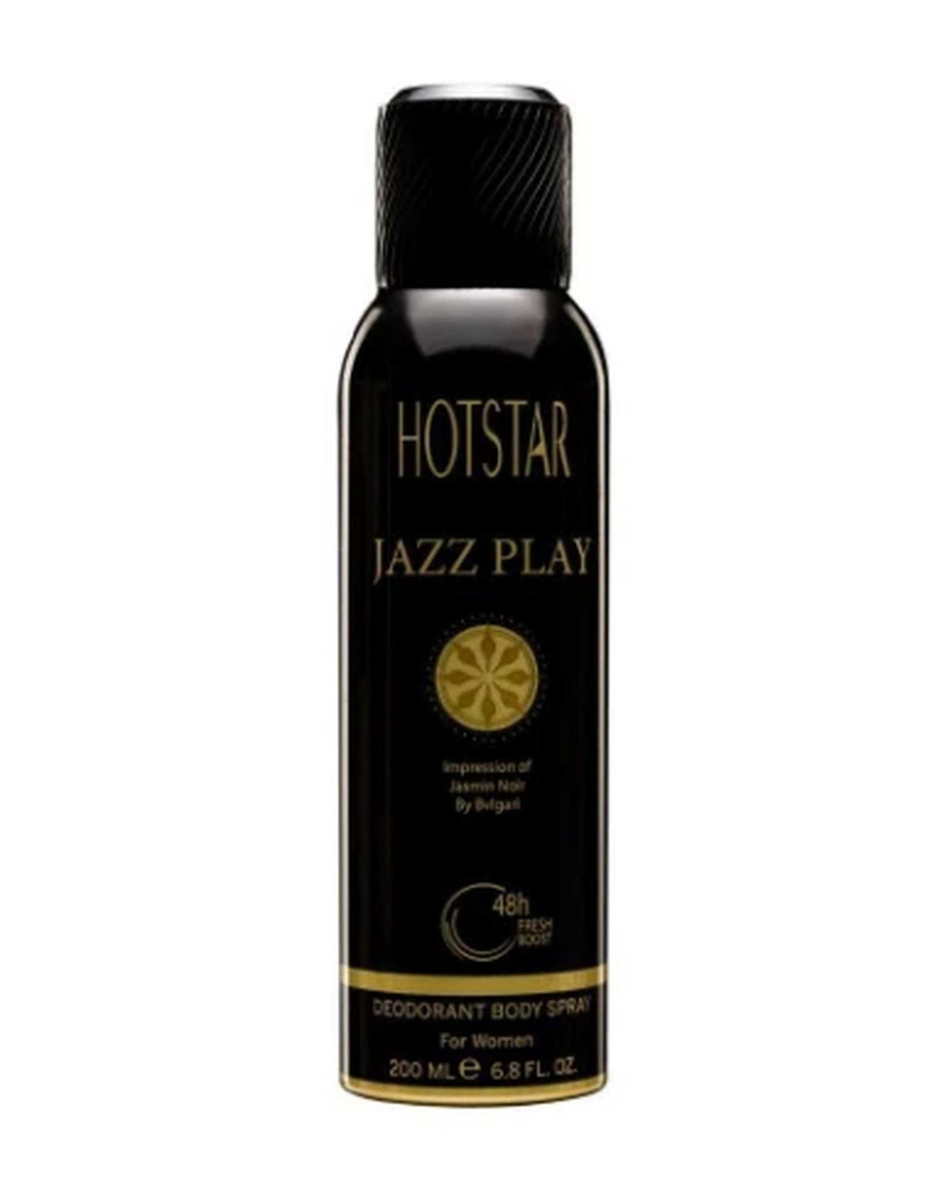 اسپری دئودورانت زنانه هات استار Hotstar مدل Jazz Play حجم 200ml