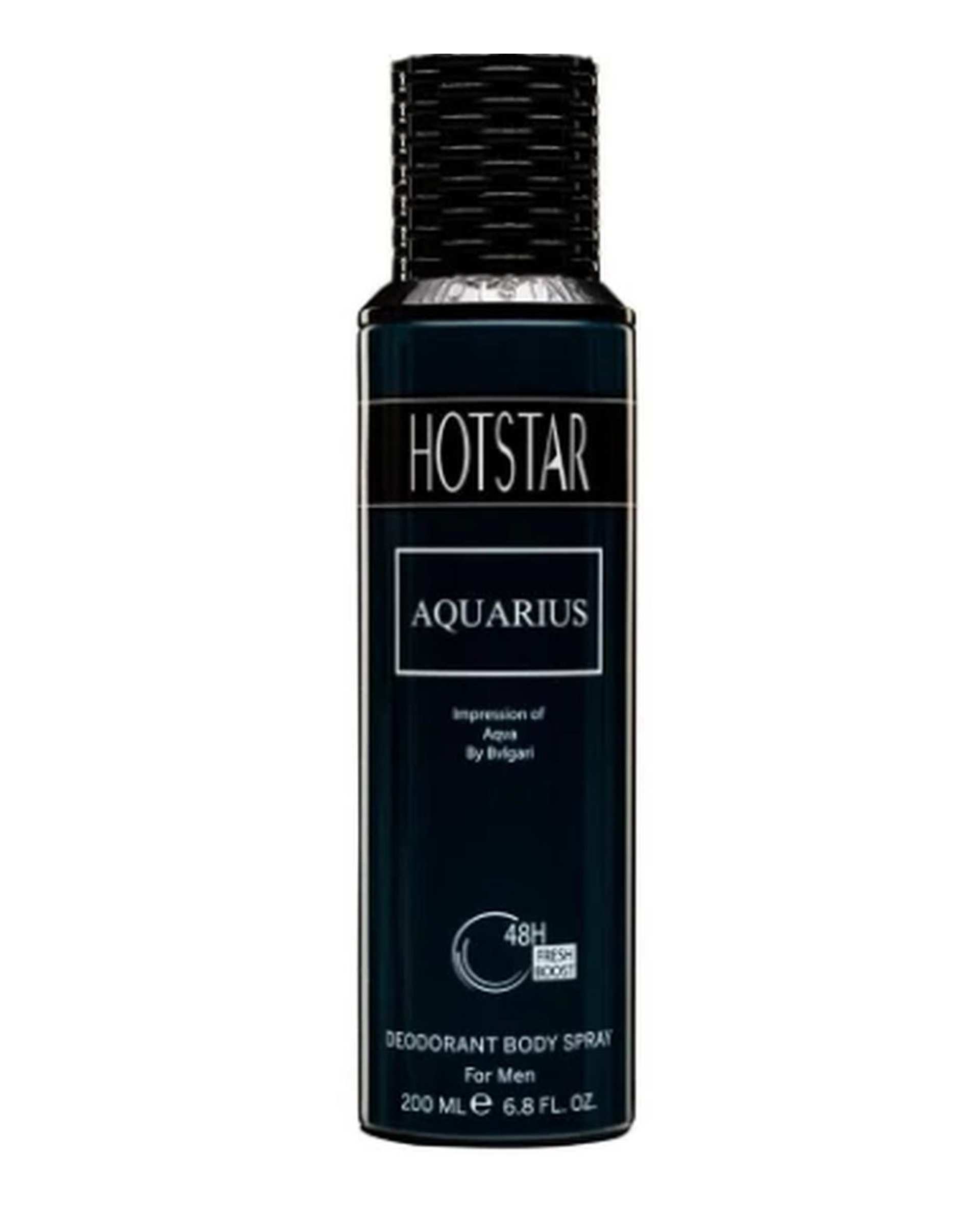 اسپری دئودورانت مردانه هات استار Hotstar مدل Aquarius حجم 200ml