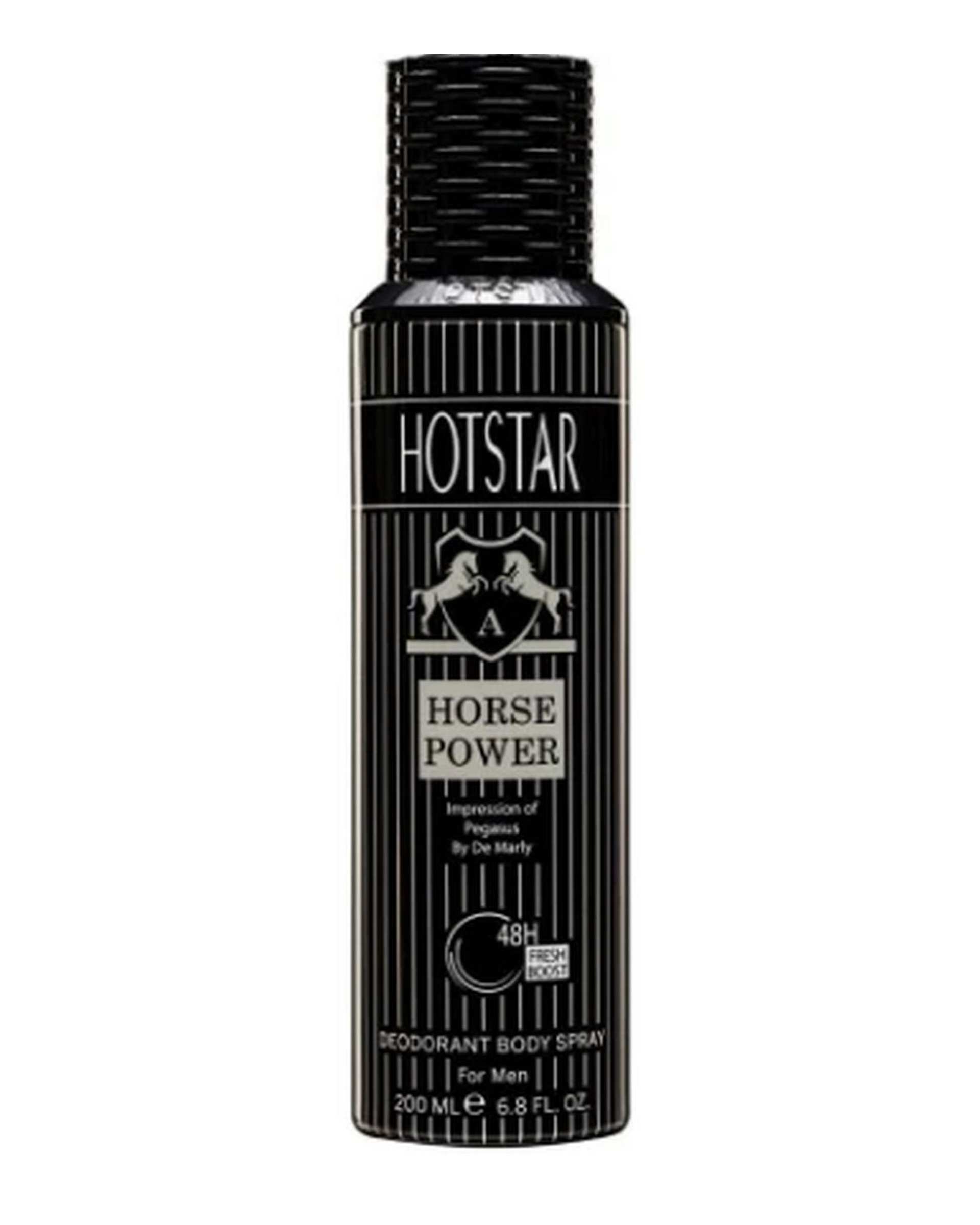 اسپری دئودورانت مردانه هات استار Hotstar مدل هورس پاور حجم 200ml