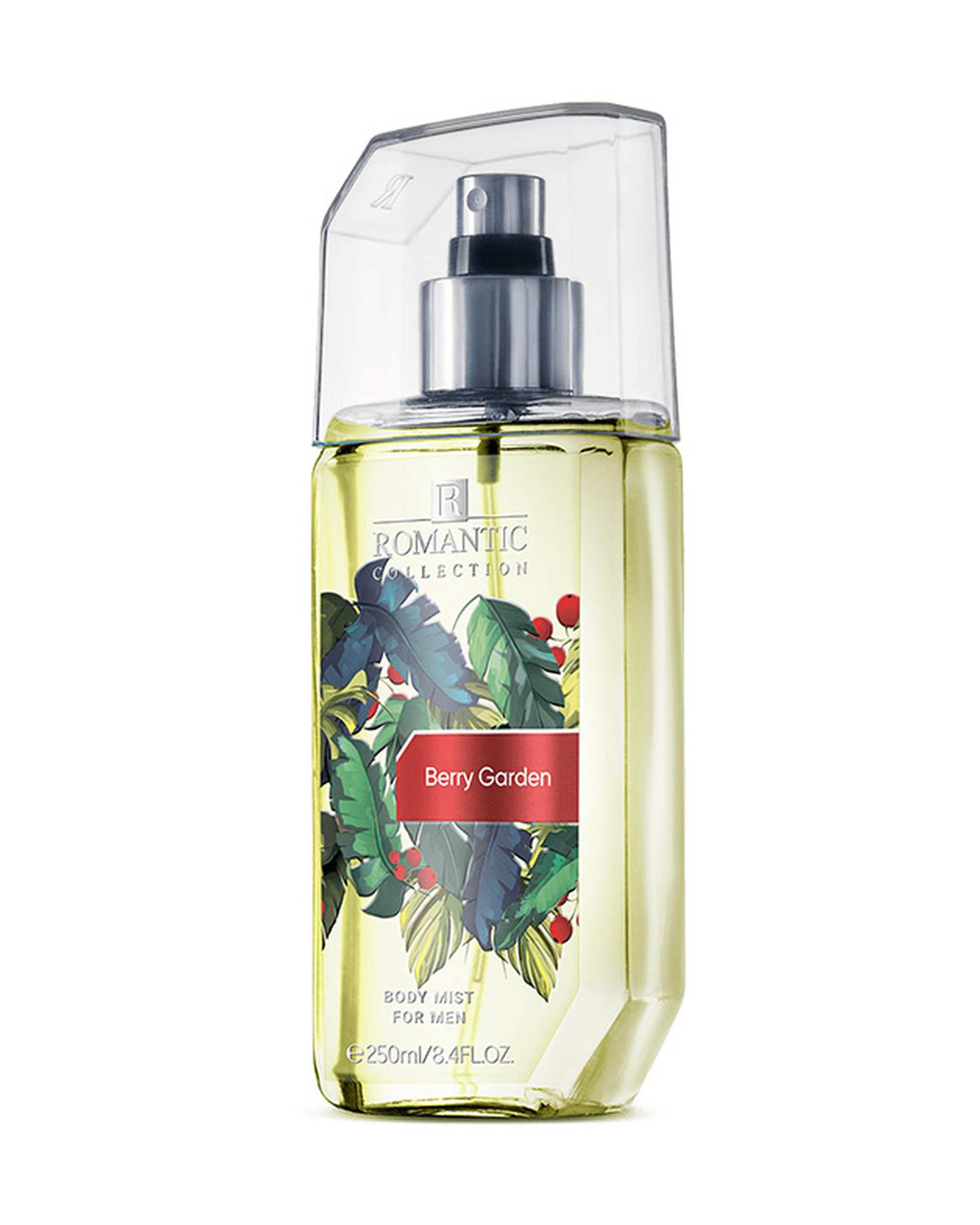 بادی میست مردانه رمانتیک Romantic مدل Berry Garden حجم 250ml