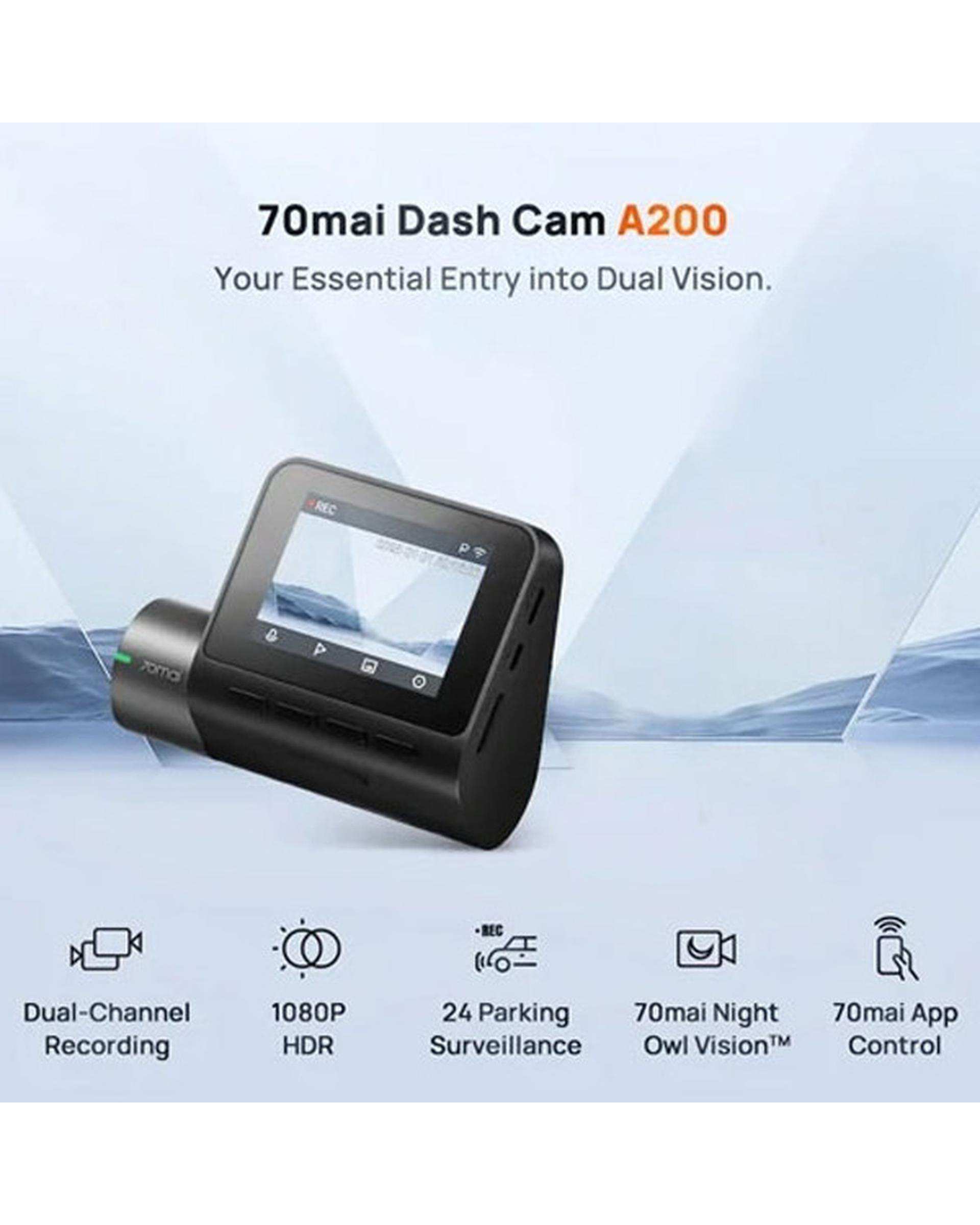 دوربین فیلم برداری خودرو سوِنتی مِی مدل 70Mai dash cam A200