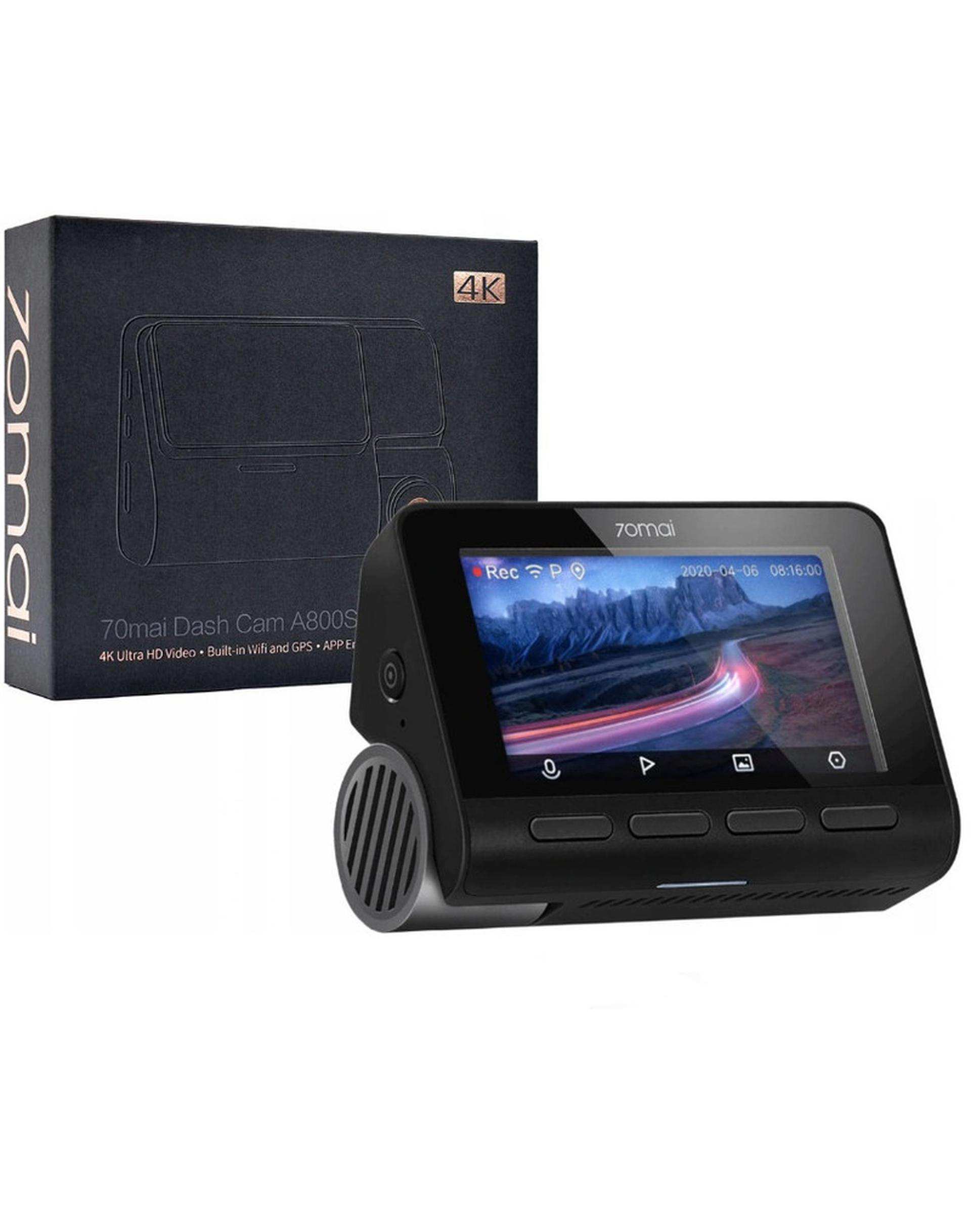 دوربین فیلم برداری خودرو سوِنتی مِی مدل 70maI Dash Cam 4K + GPS A800S
