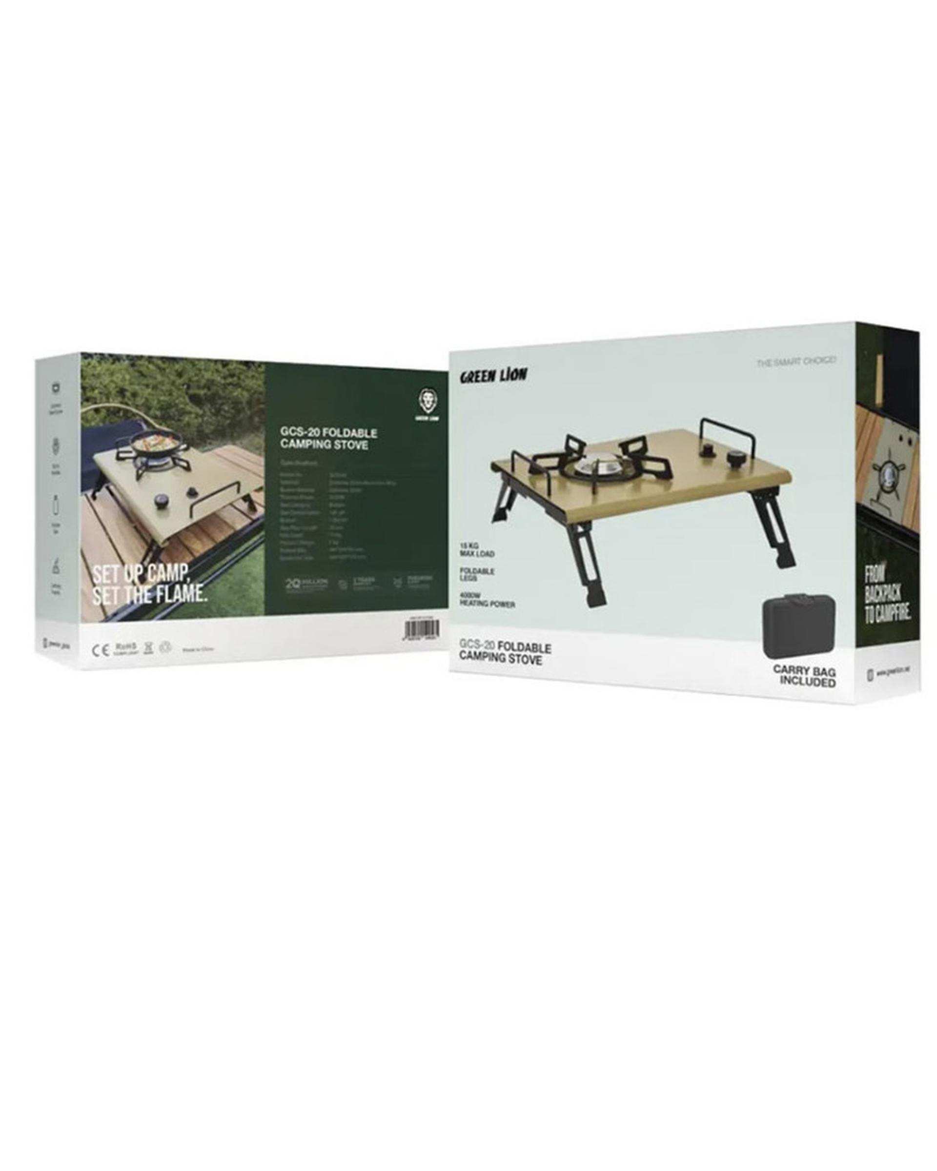 اجاق گاز کمپینگ گرین لاین Green Lion مدل Fodable Camping Stove GC520
