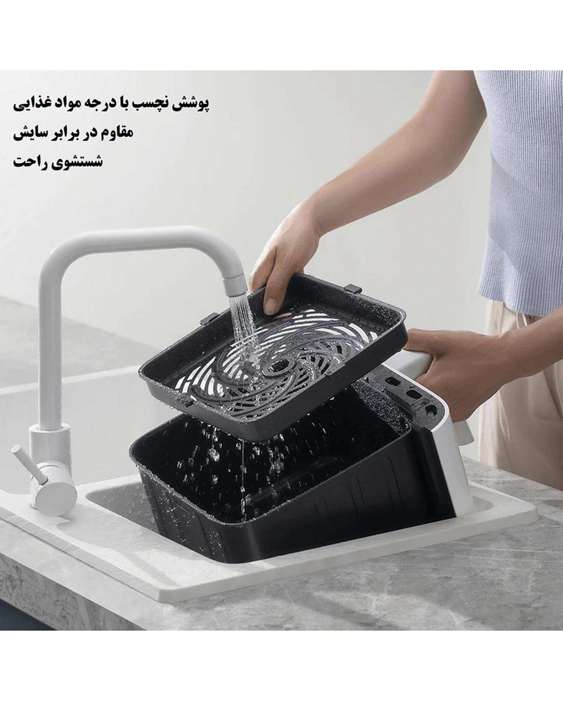 سرخ کن بدون روغن سفید شیائومی Xiaomi مدل Smart Air fryer 6.5L MAF10 ظرفیت ۶.۵ لیتر