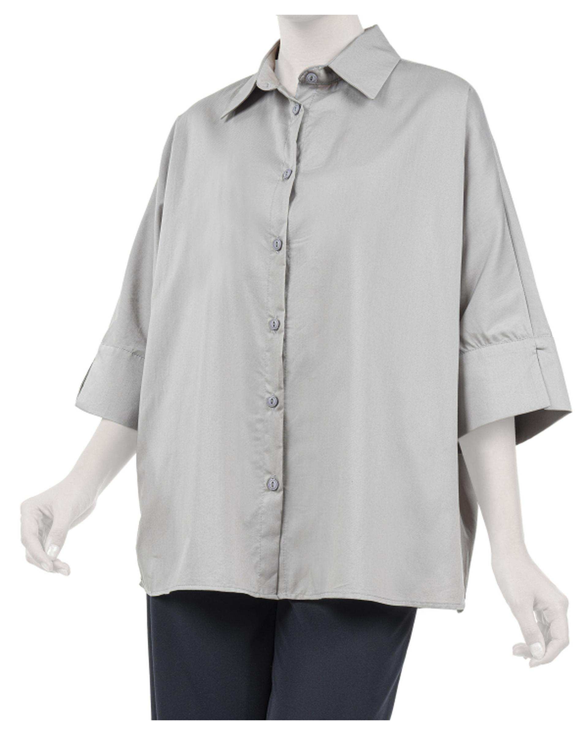 مانتو زنانه لینن طوسی سوپردرای Superdry کد W13S53302T