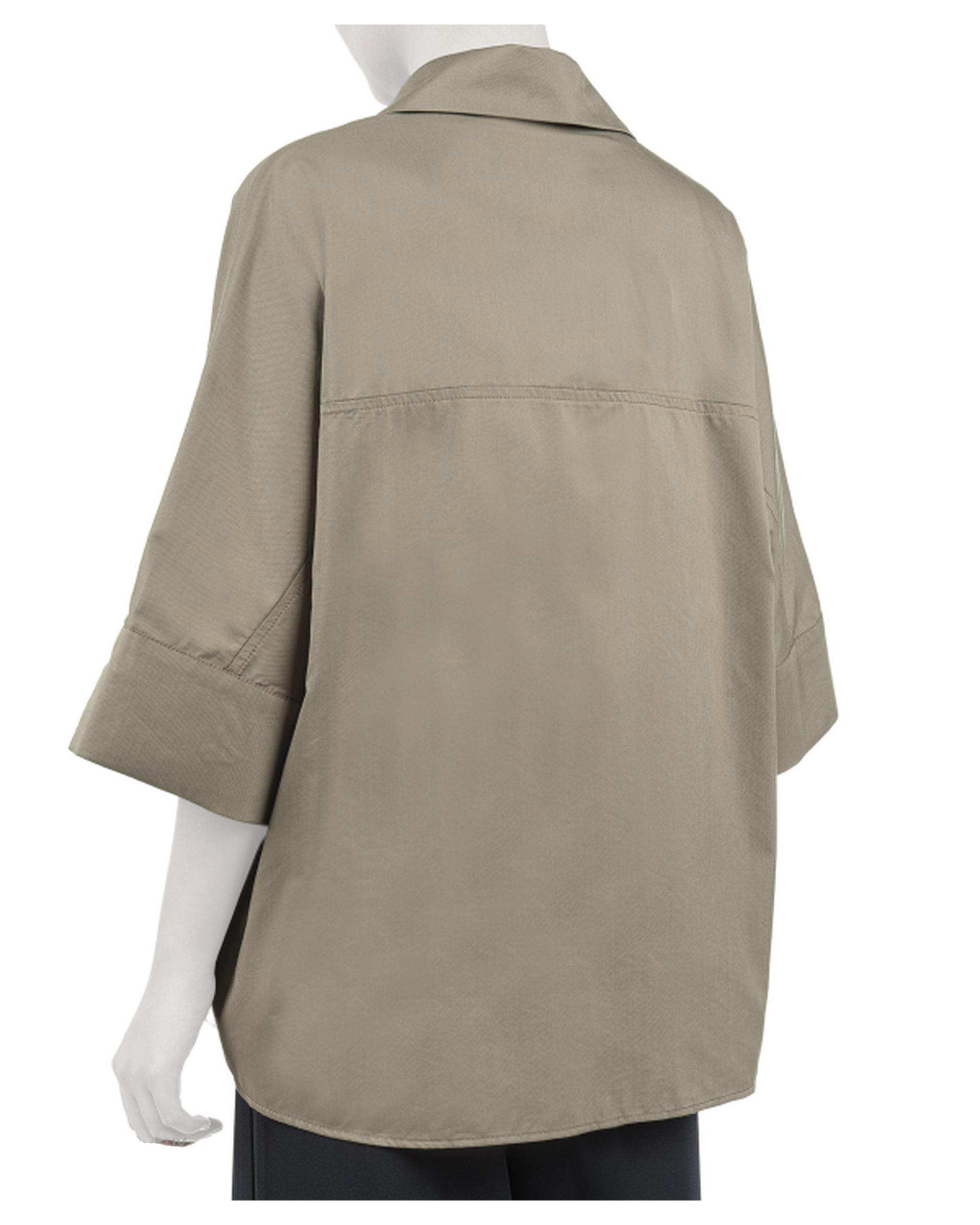 مانتو زنانه لینن سبز زیتونی سوپردرای Superdry کد W13S53302T
