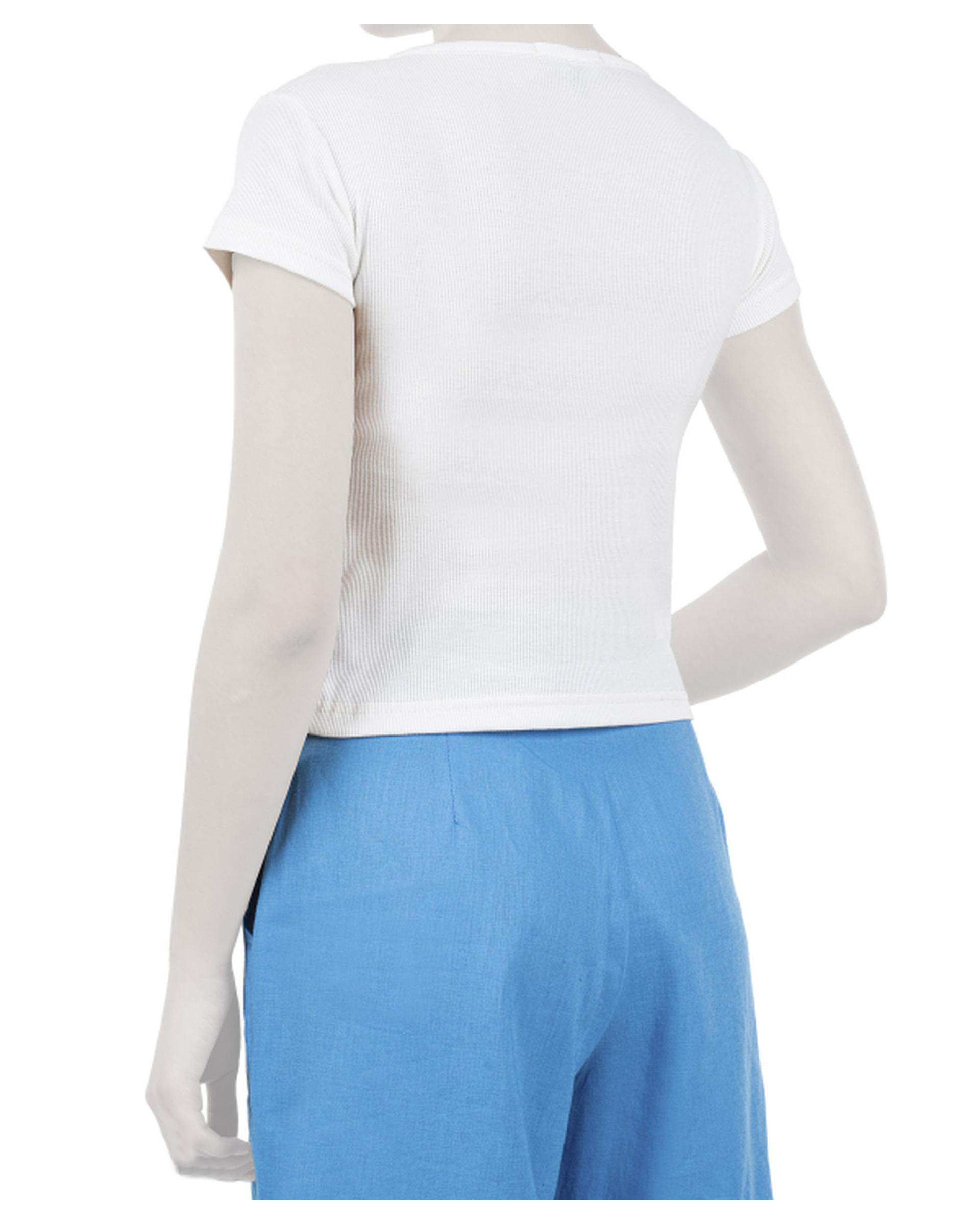 تی شرت زنانه سفید سوپردرای Superdry کد W15S52103N