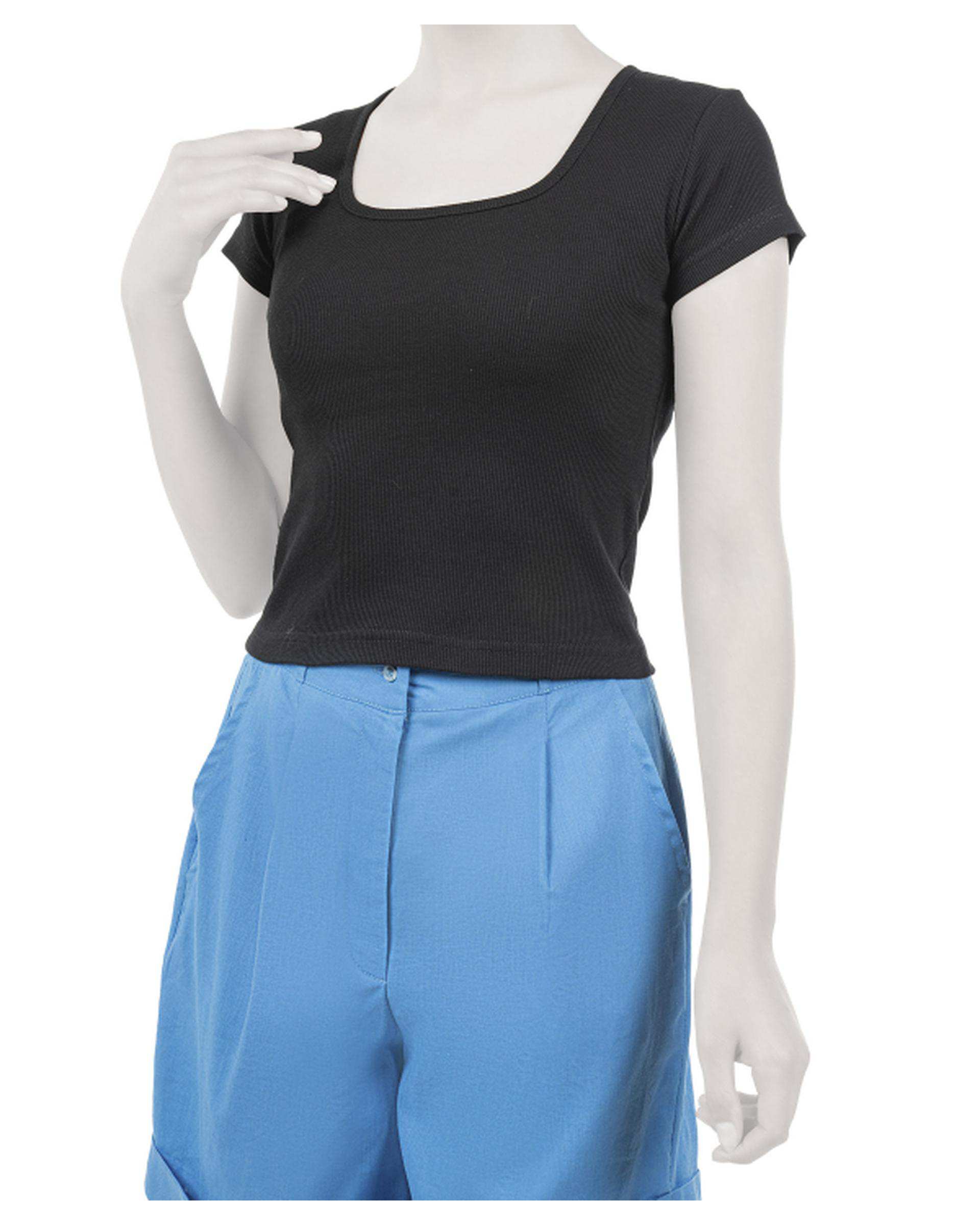 تی شرت زنانه مشکی سوپردرای Superdry کد W15S52103N