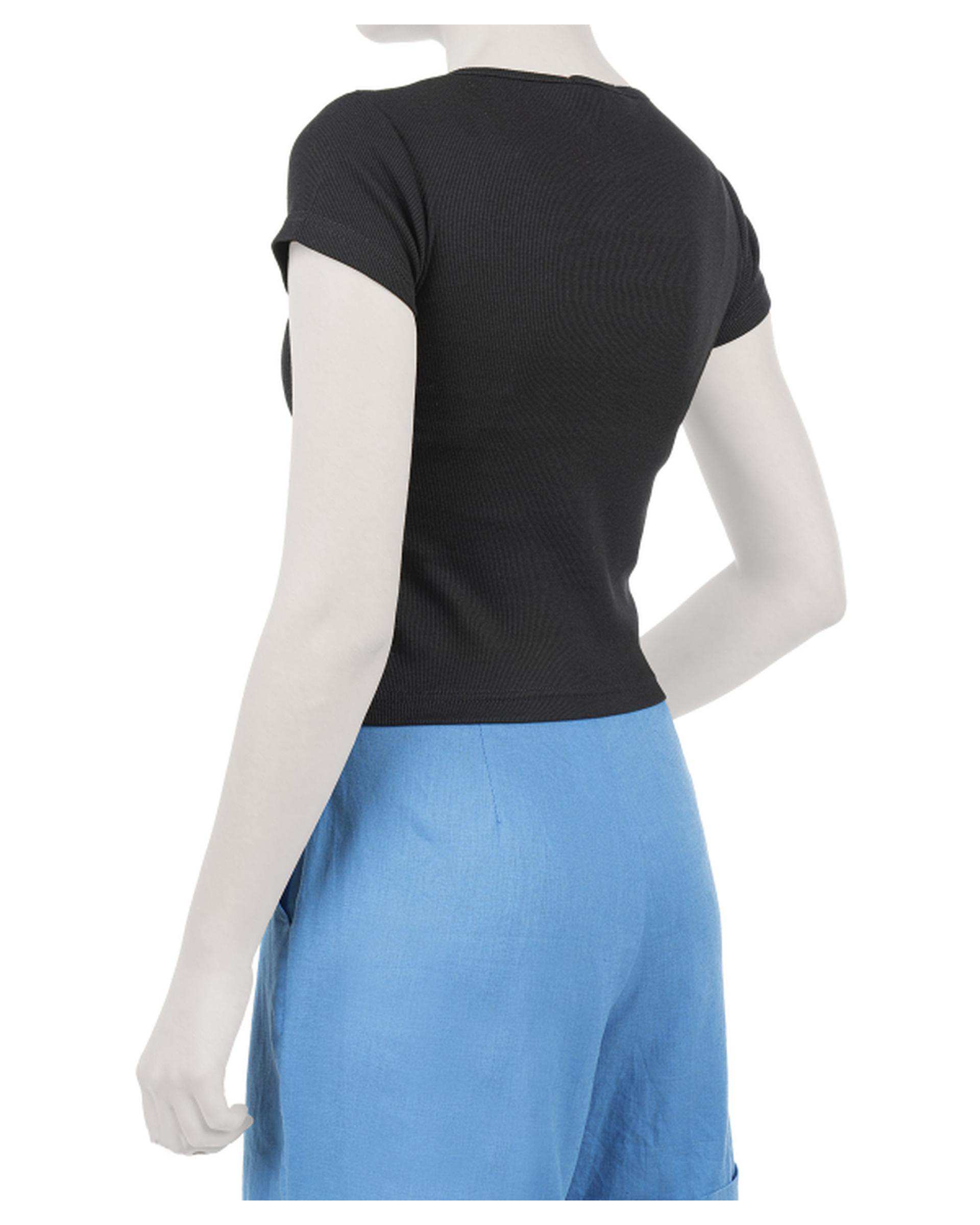تی شرت زنانه مشکی سوپردرای Superdry کد W15S52103N