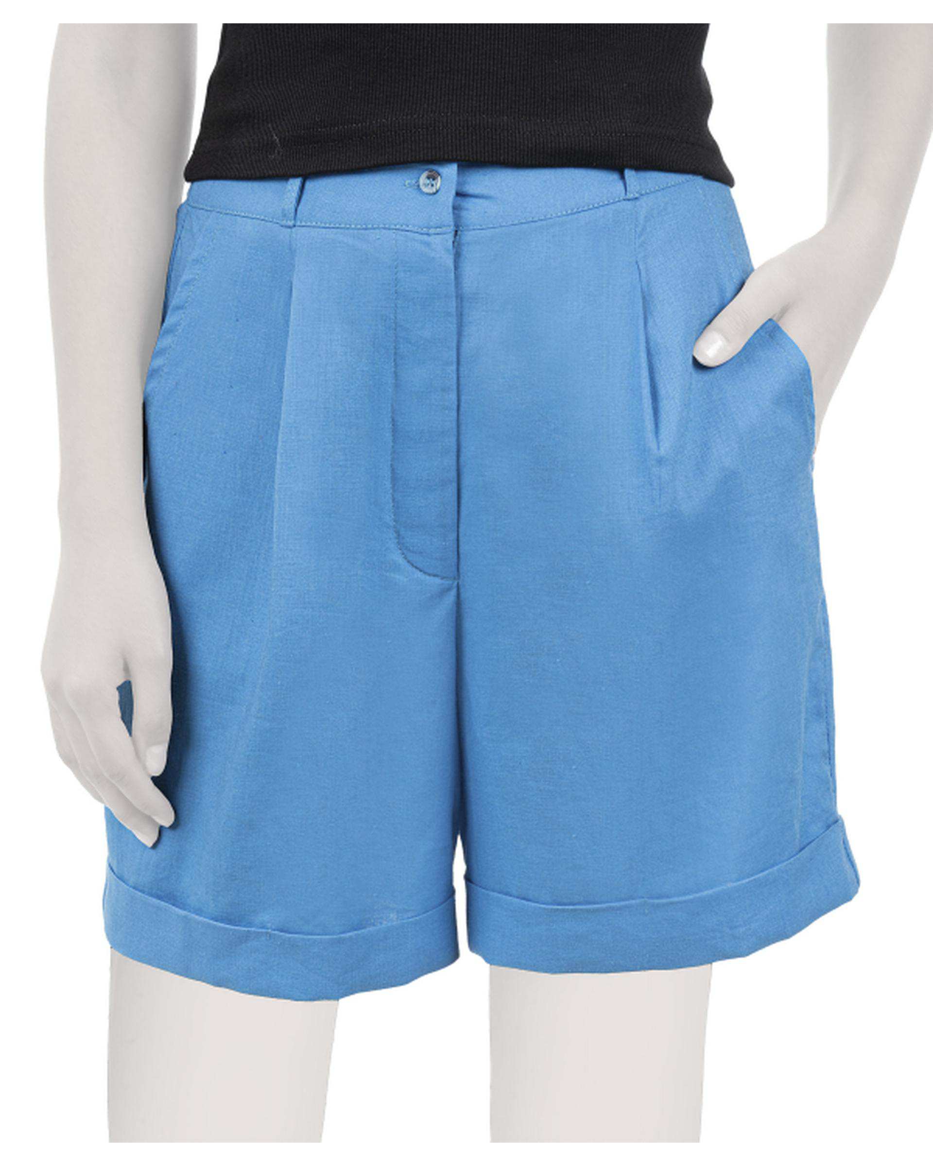شلوارک زنانه آبی سوپردرای Superdry کد W19S53301C